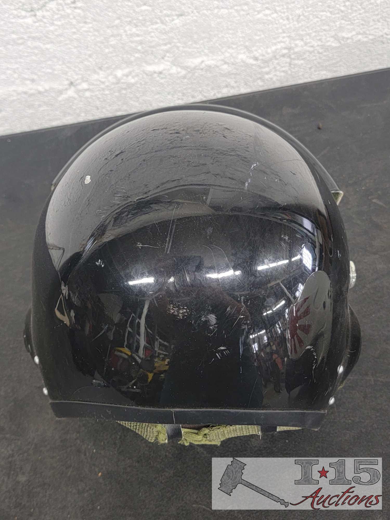 New White Obse Air Craft Double Lens Large Helmet and Firgter Pilot Double Lens Motorcycle Helmet