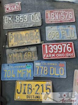 10 License Plates