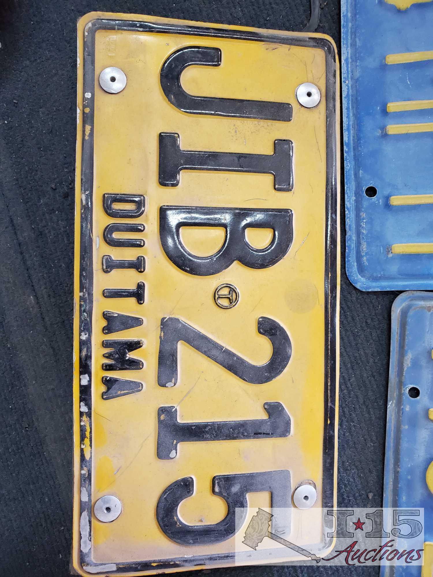 10 License Plates