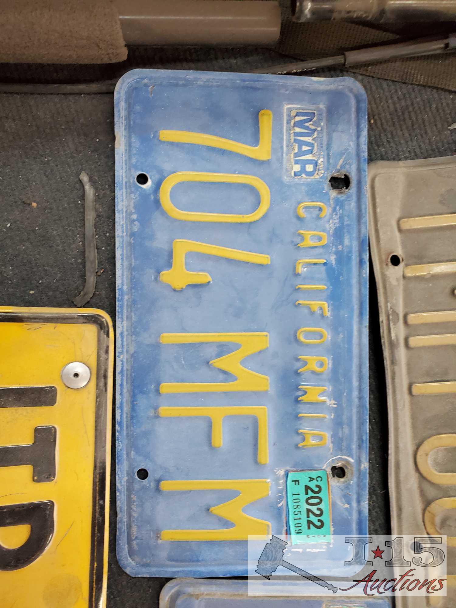 10 License Plates