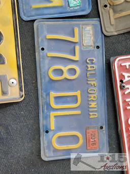 10 License Plates