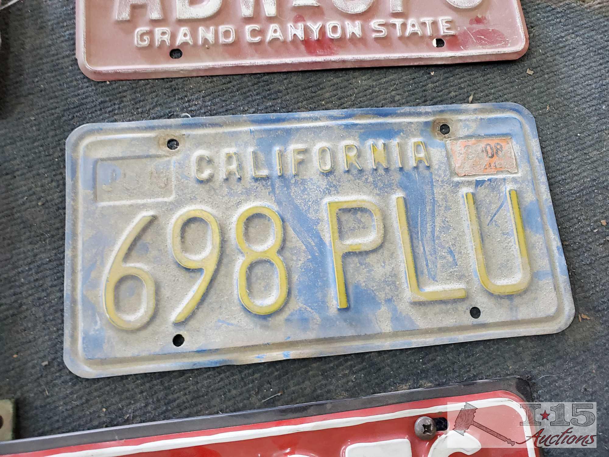 10 License Plates