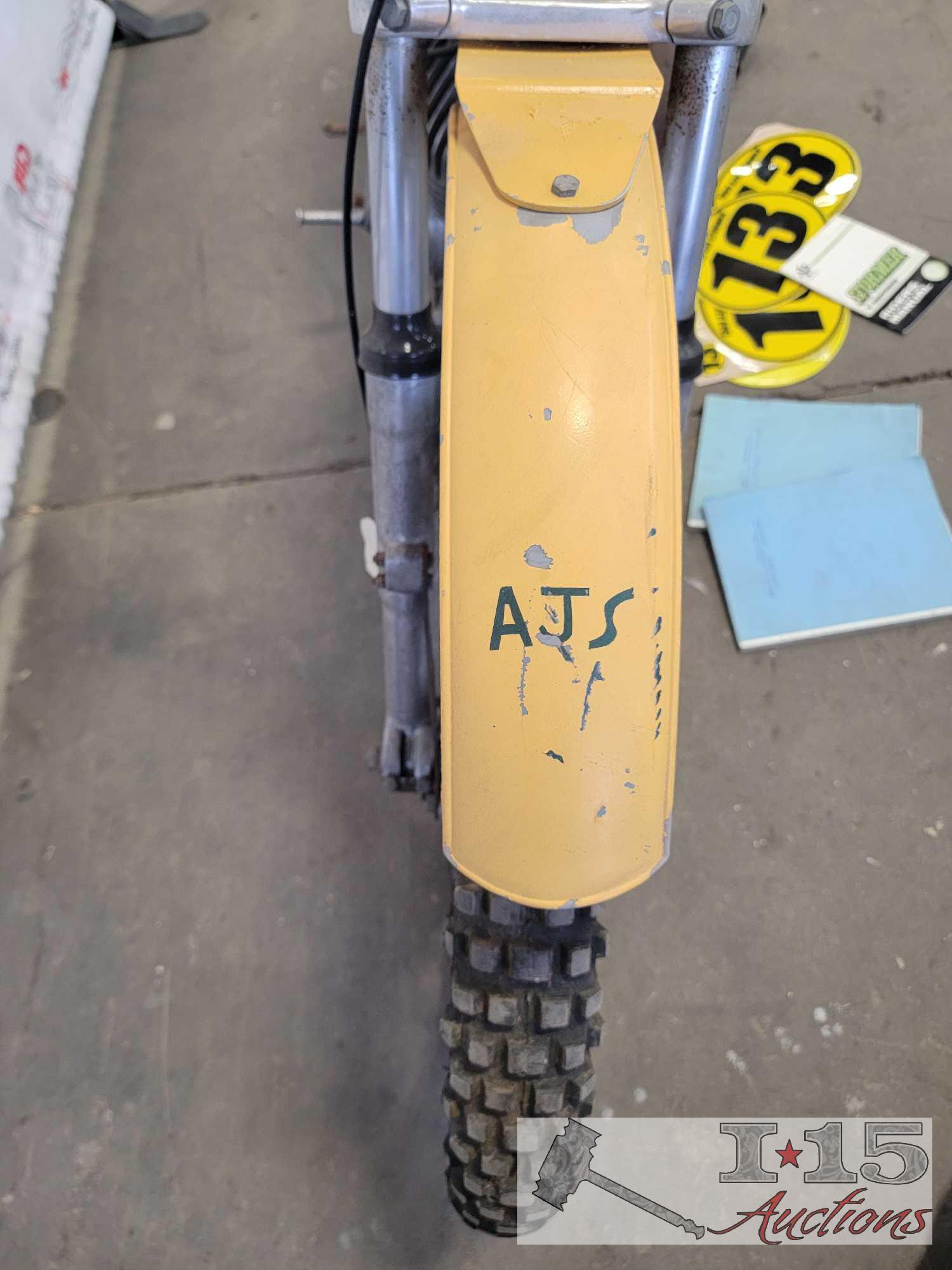 1971 AJS 250cc Stormer MX Competition Motorcycle