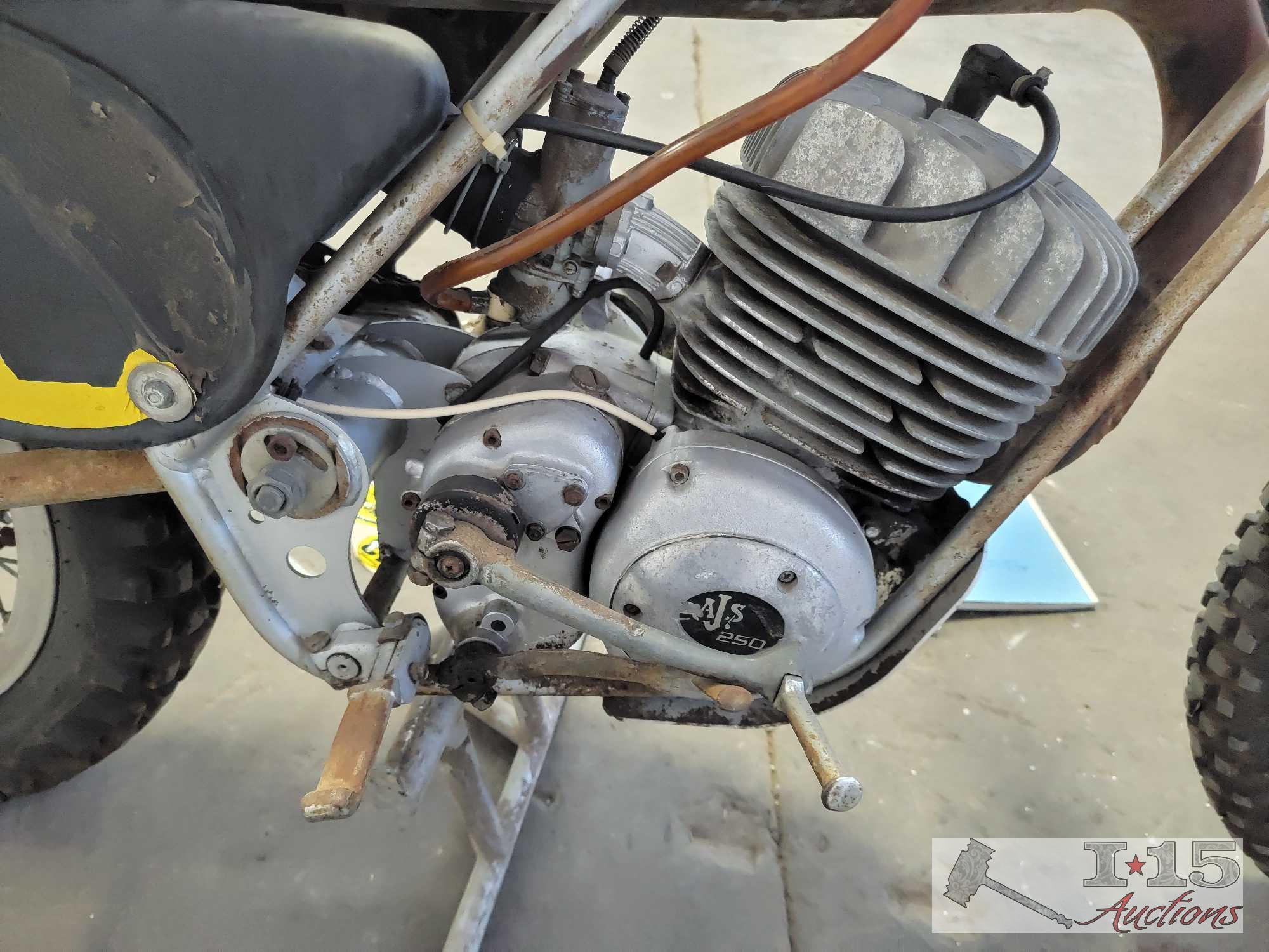 1971 AJS 250cc Stormer MX Competition Motorcycle
