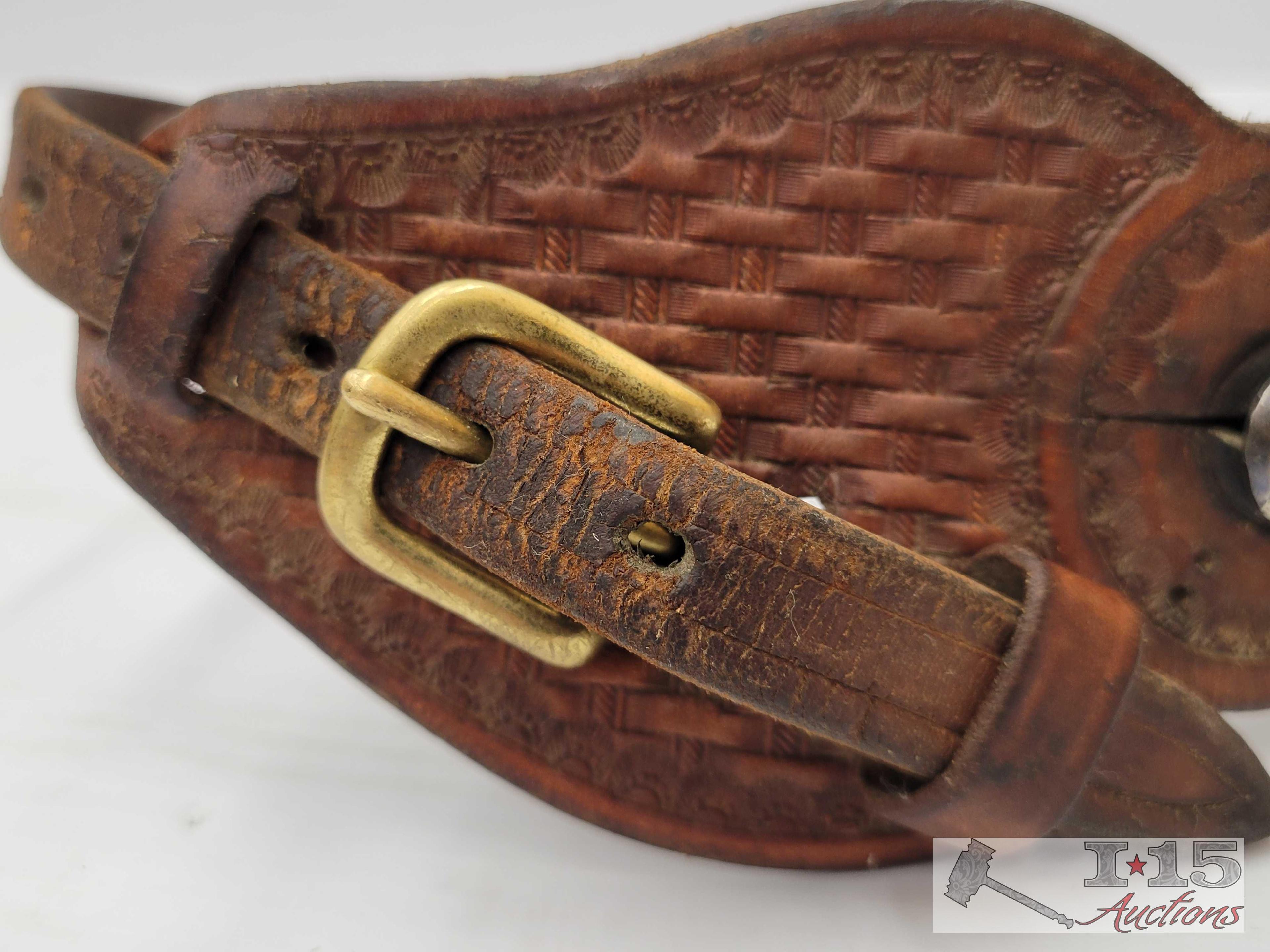 Spurs and Basket Weave Spur Straps
