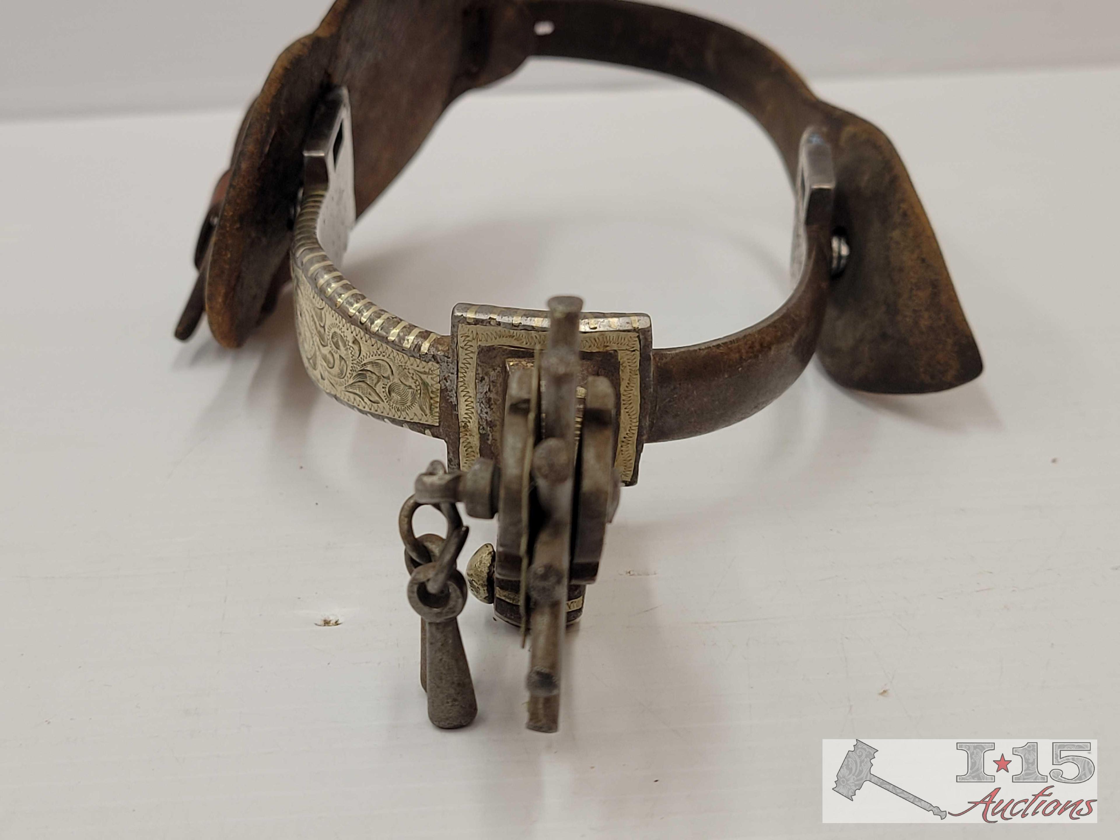 Spurs and Basket Weave Spur Straps