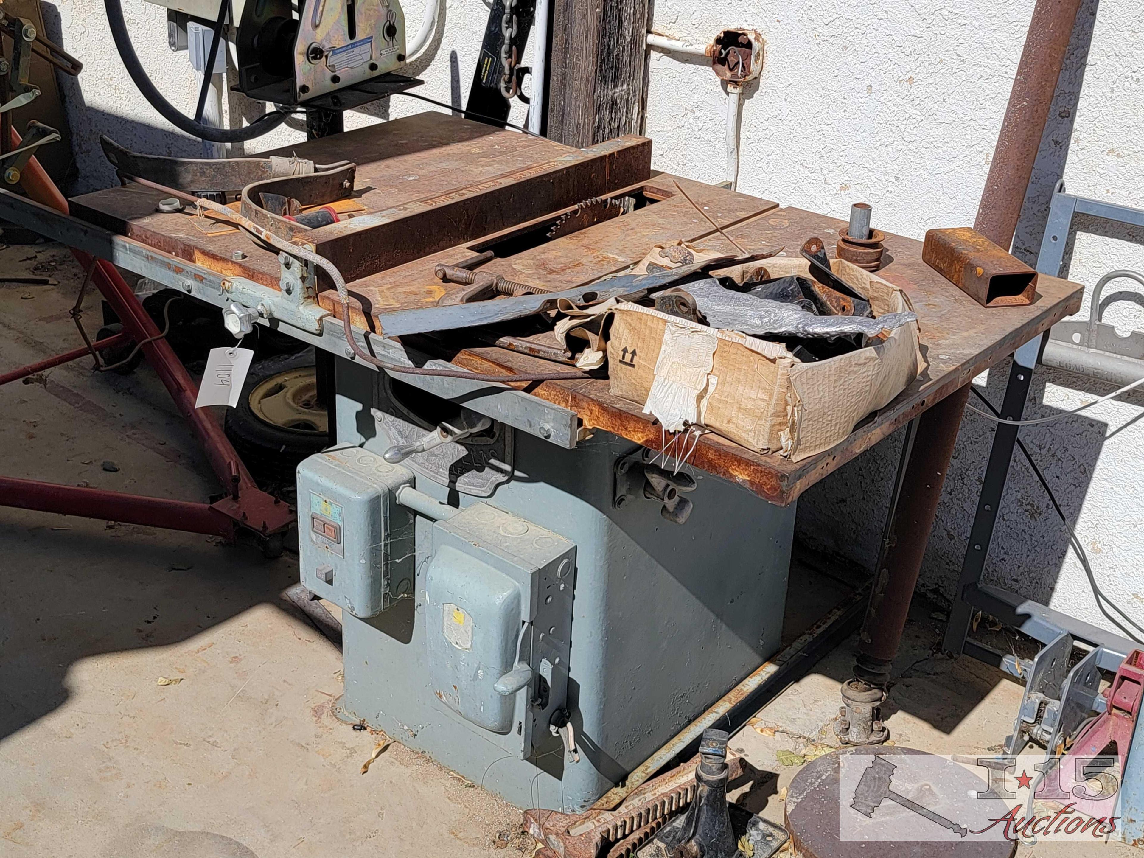 Davis & Wells Table Saw