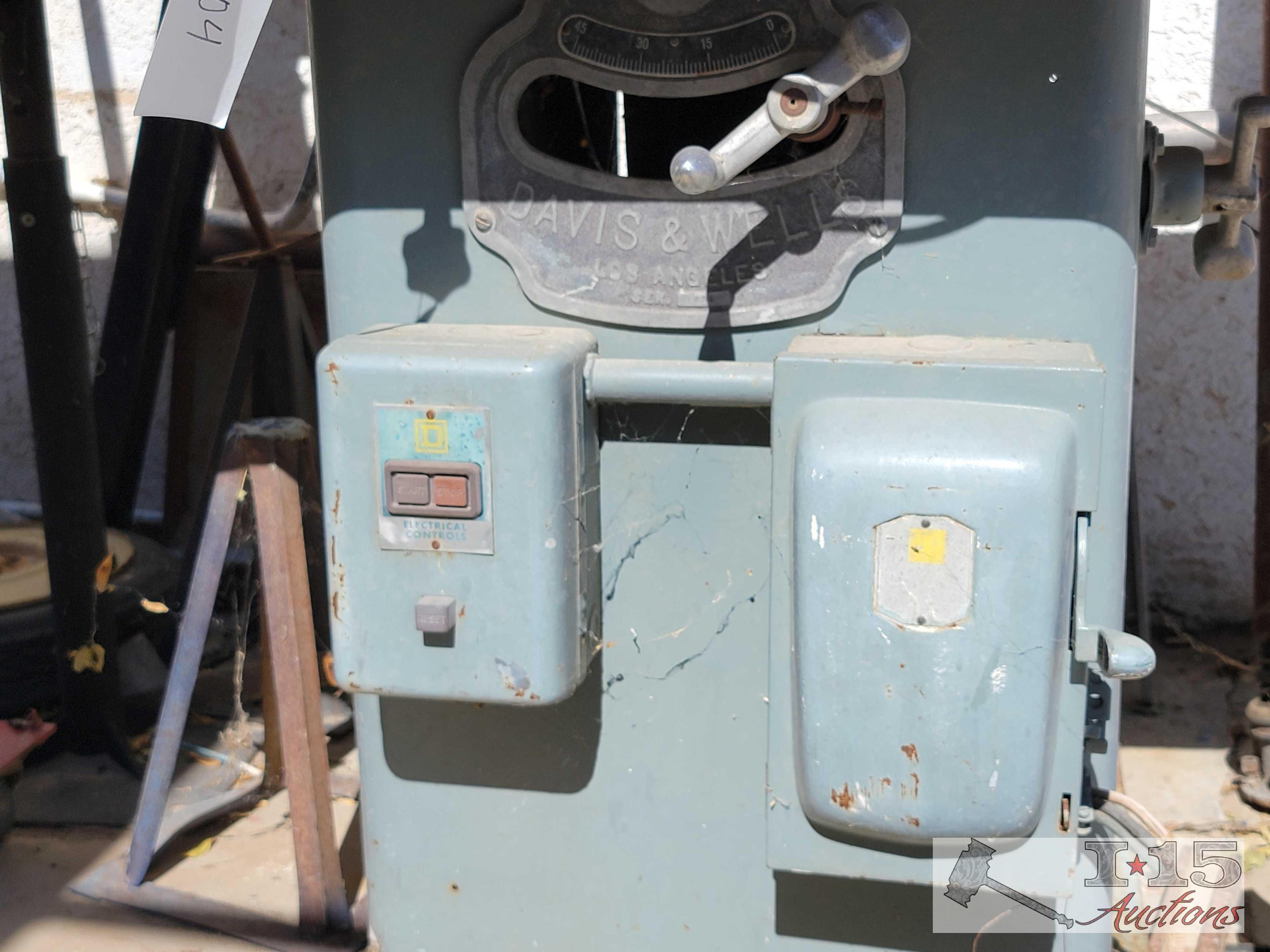 Davis & Wells Table Saw