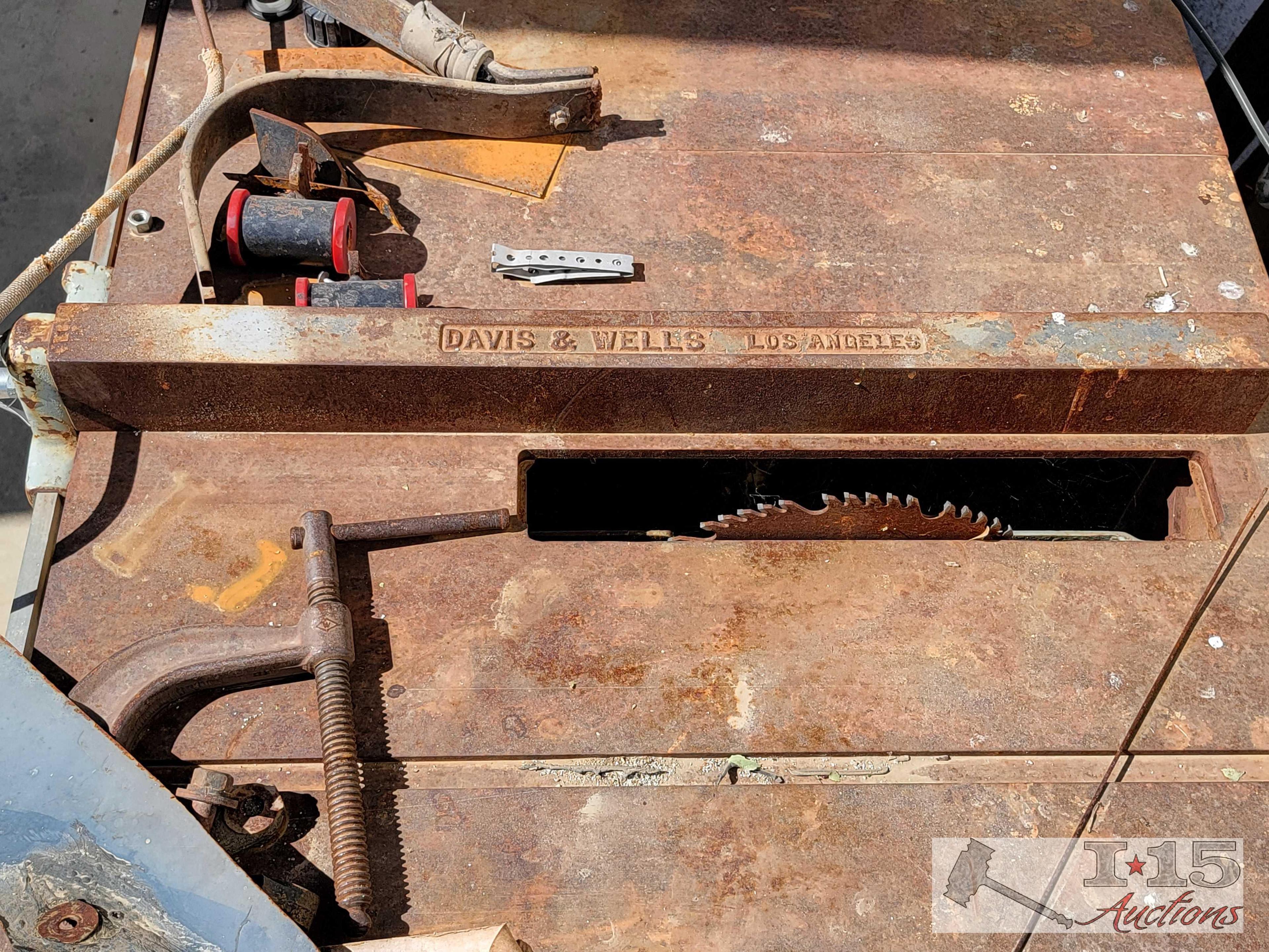 Davis & Wells Table Saw