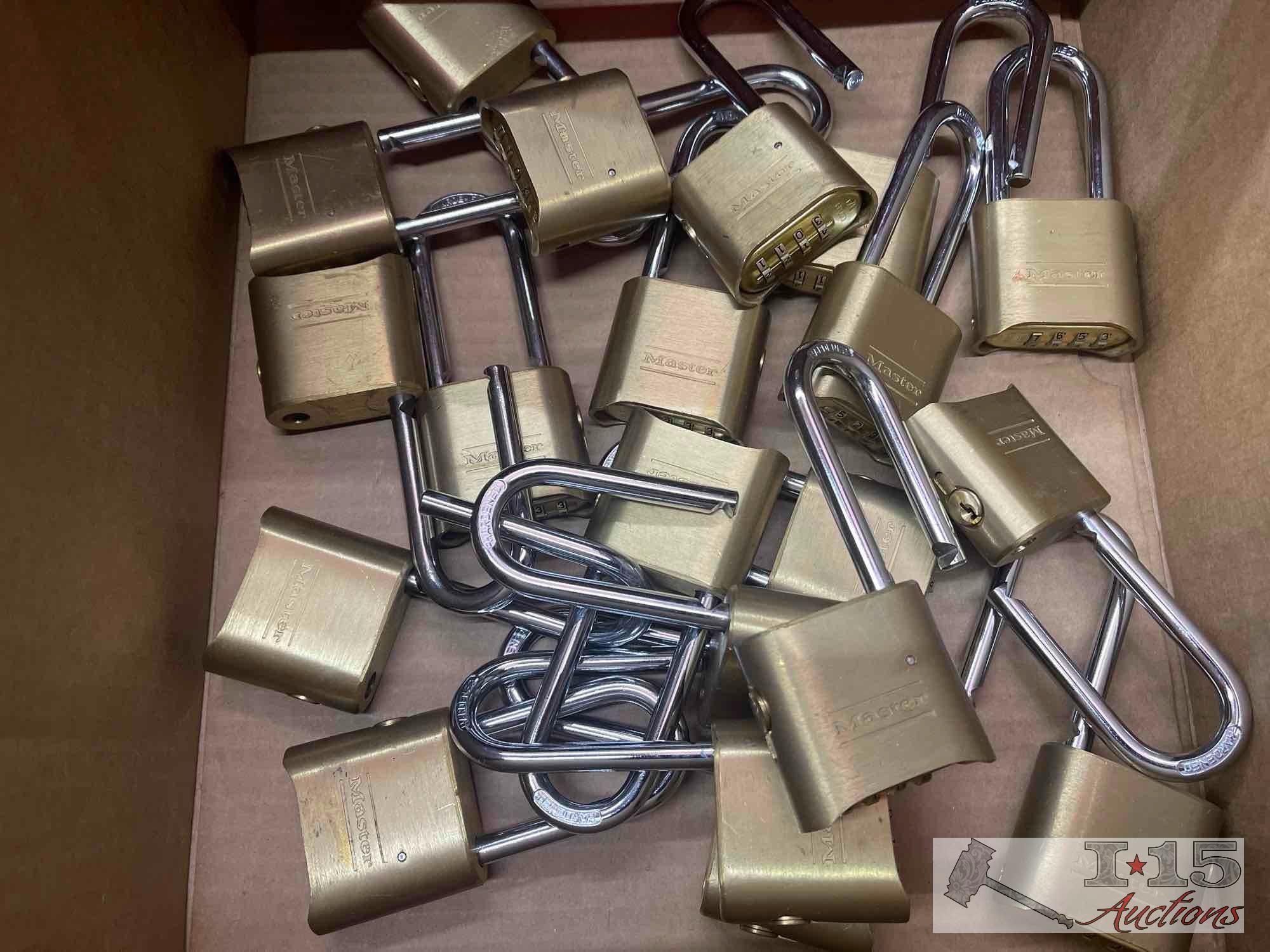 Pallet of Approx 480 Combination Master Key Locks