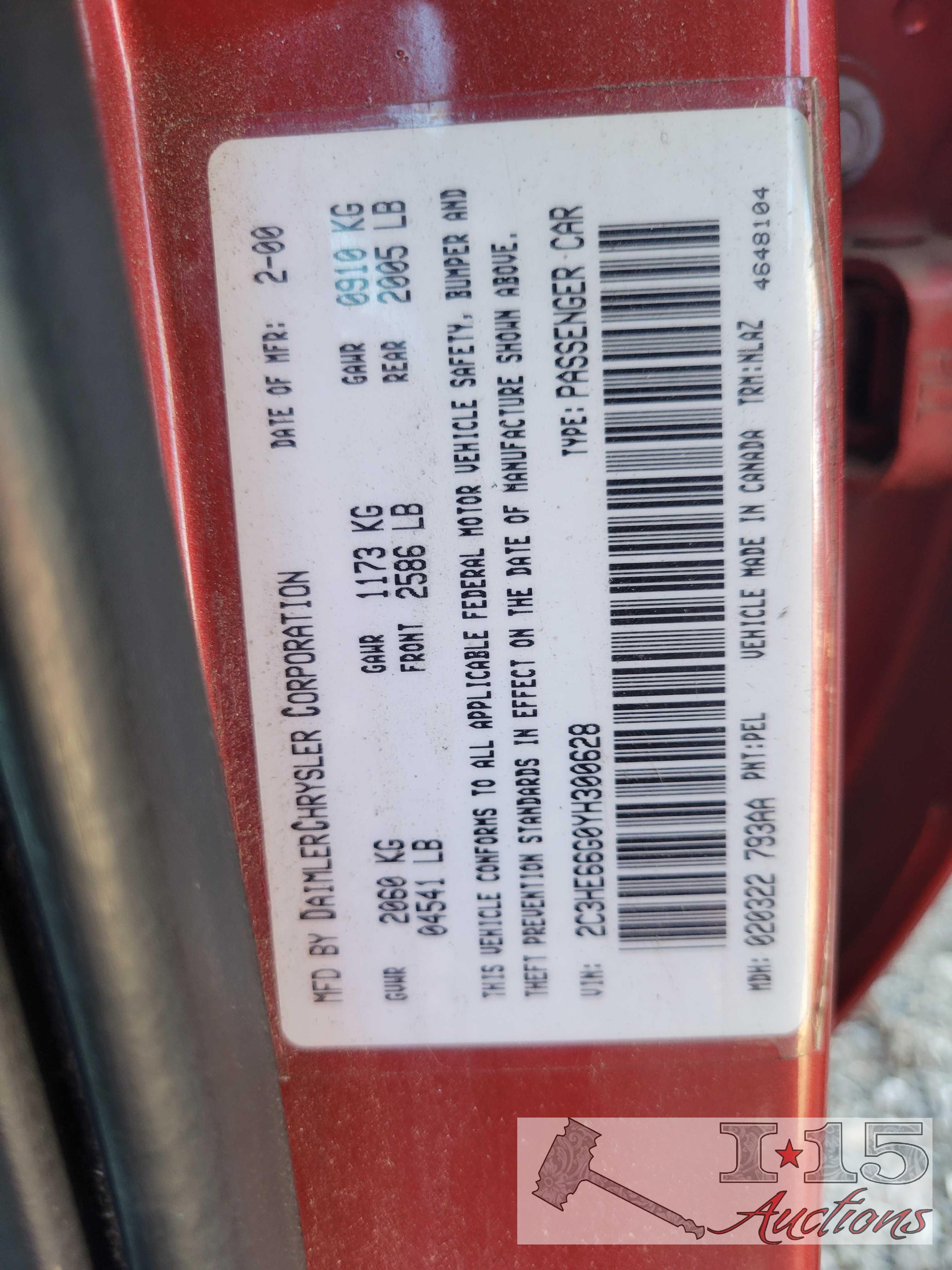 2000 Chrysler 300M