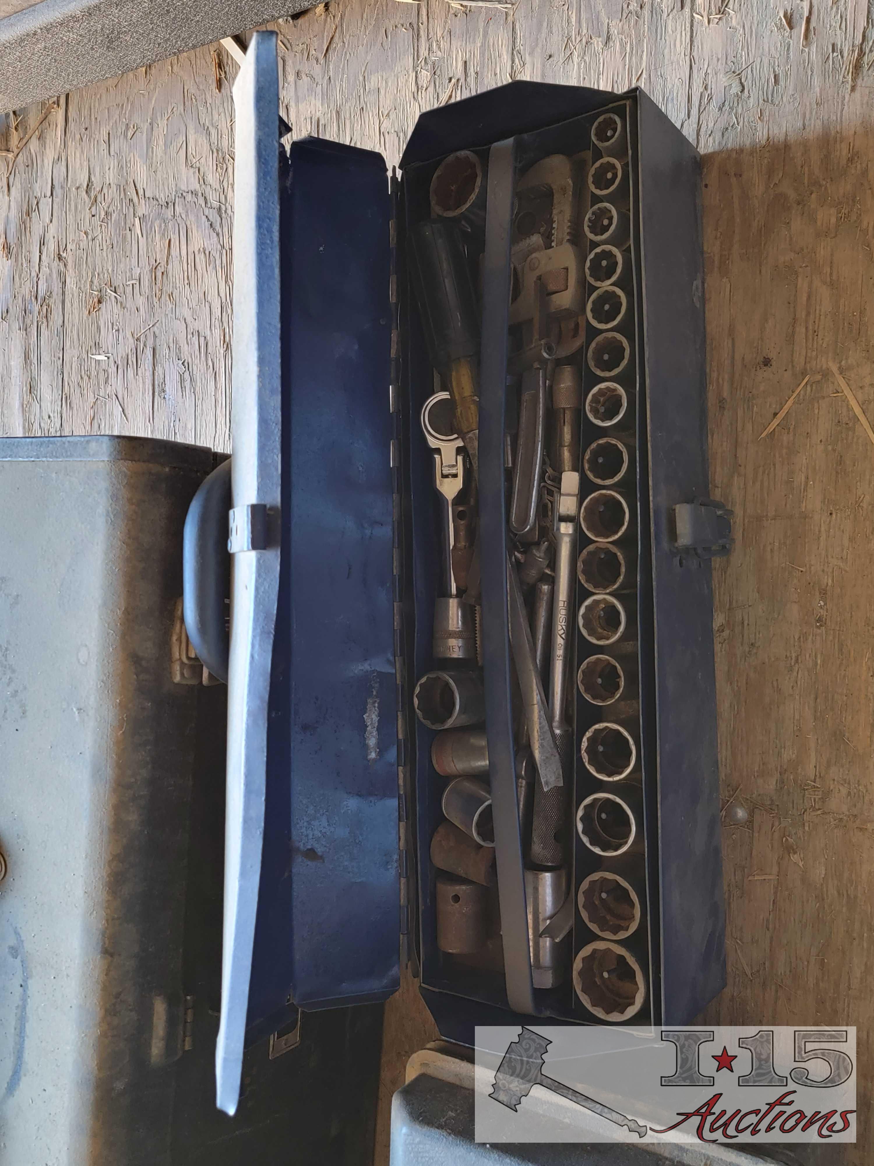 (4) Tools Boxes and Tools