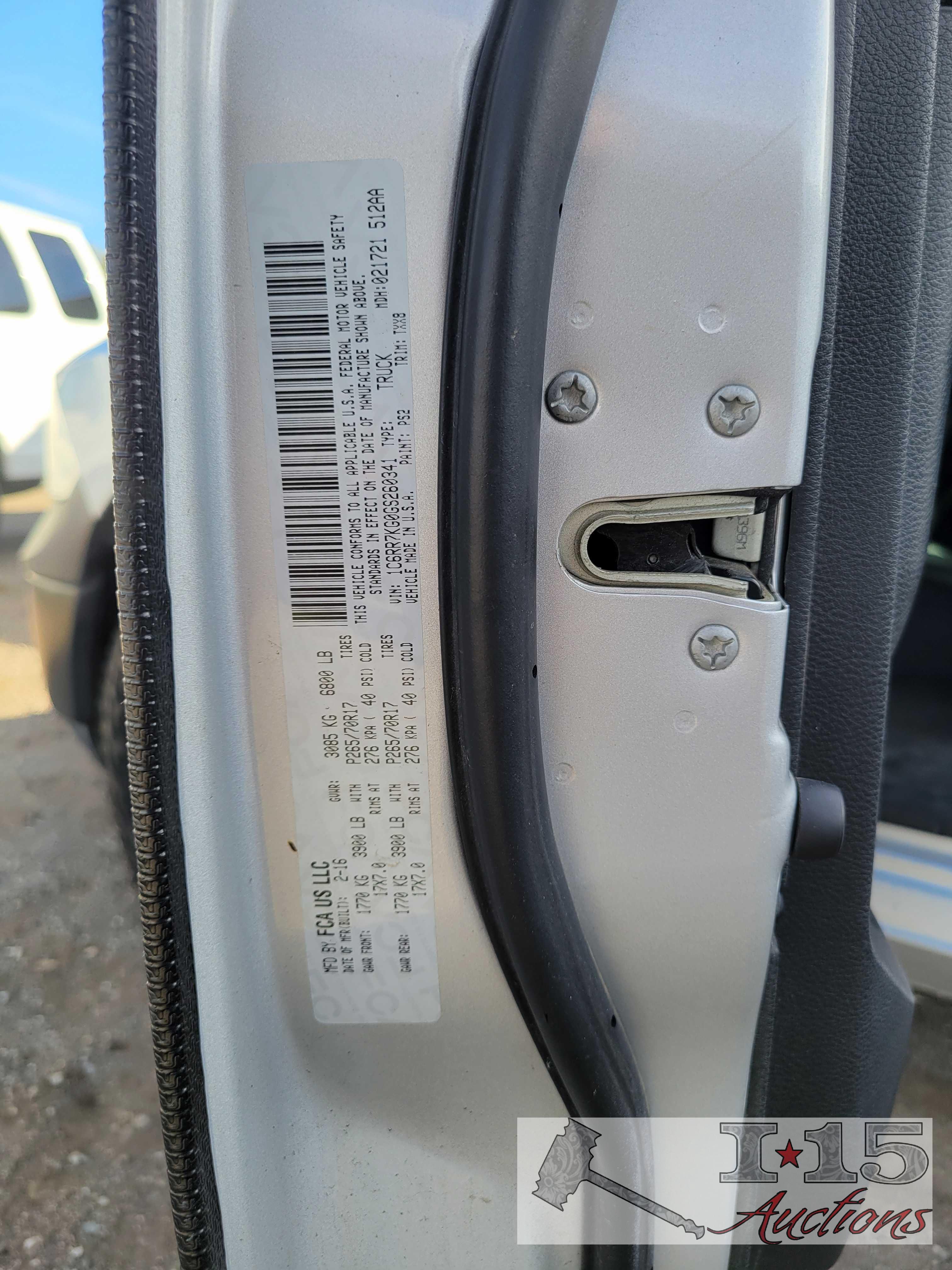 2016 Ram 1500