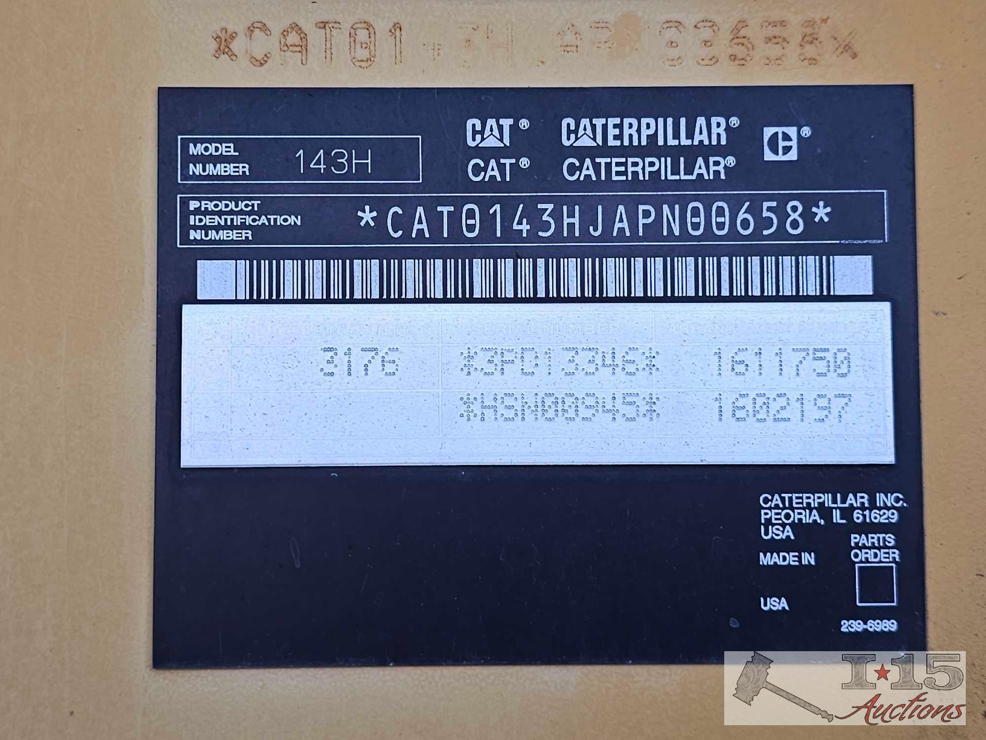 2005 Caterpillar Grader 143H