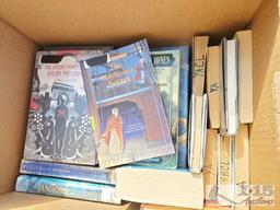 36 Boxes of Miscellaneous Library Books and DVDs
