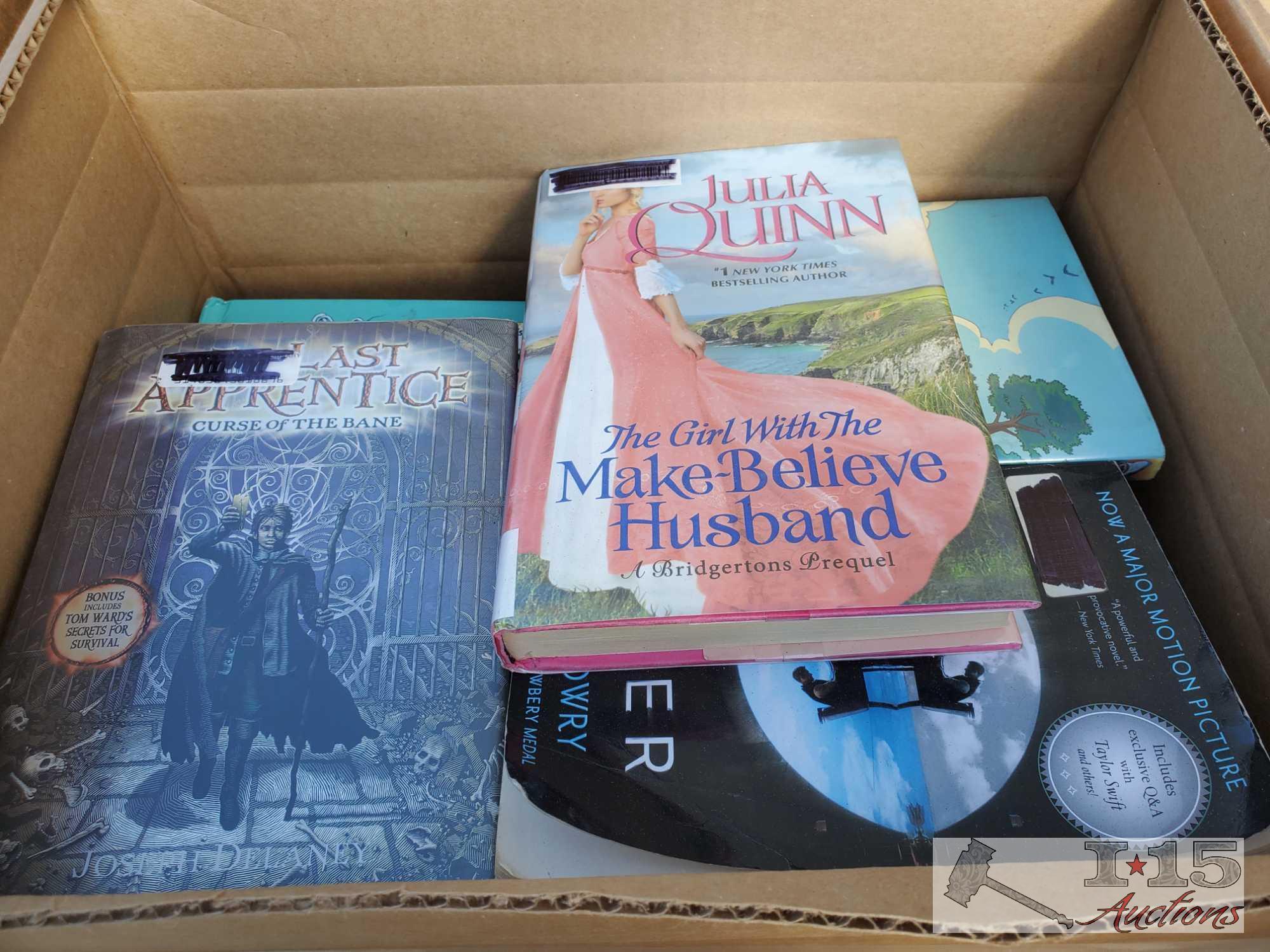 36 Boxes of Miscellaneous Library Books and DVDs
