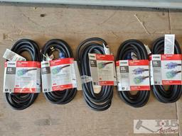 (5) Prime 15ft. All Rubber Cords