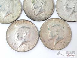 (8) 1967-1969 Kennedy Half Dollars