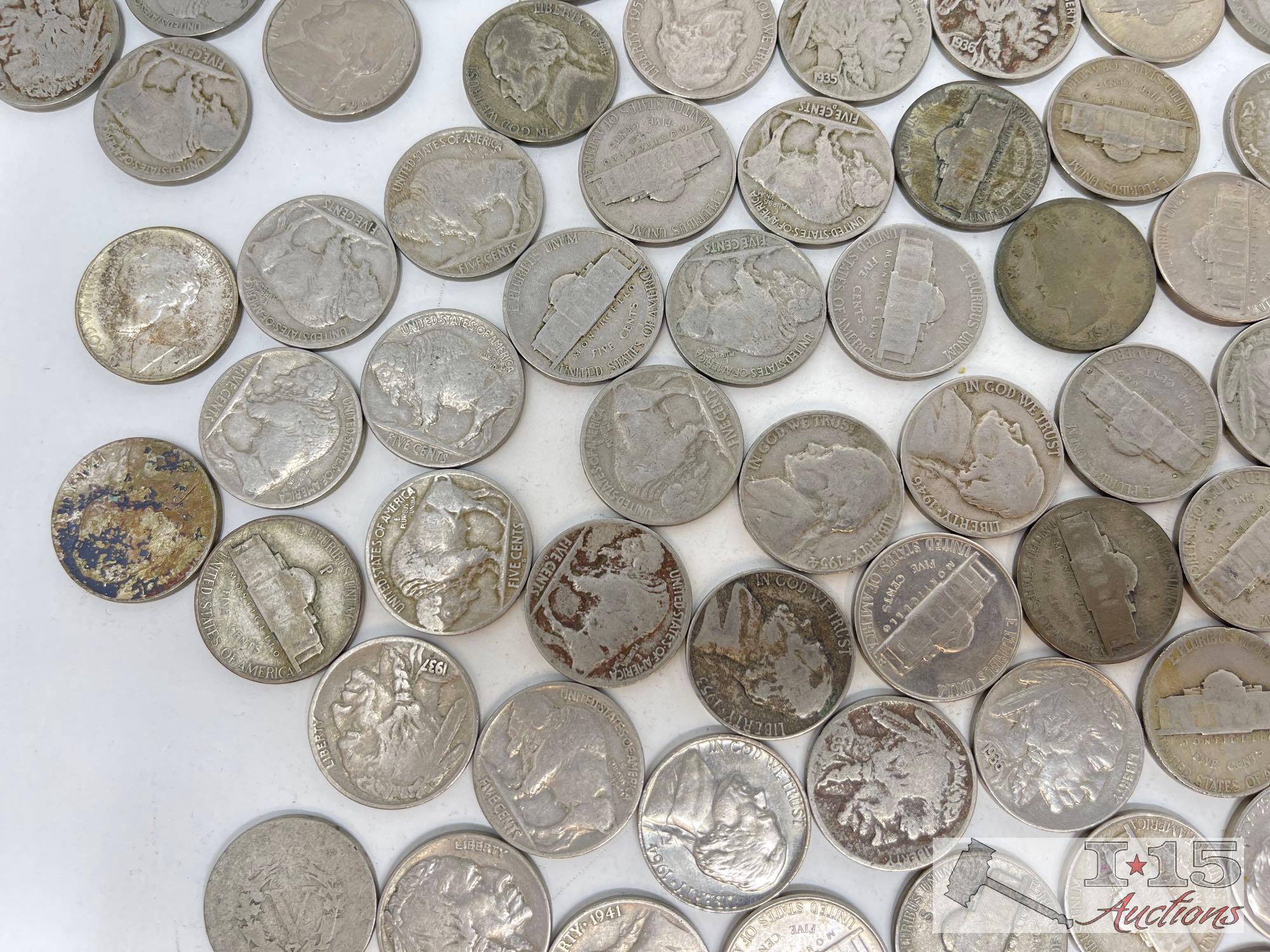 Collection of Over (150) Nickels