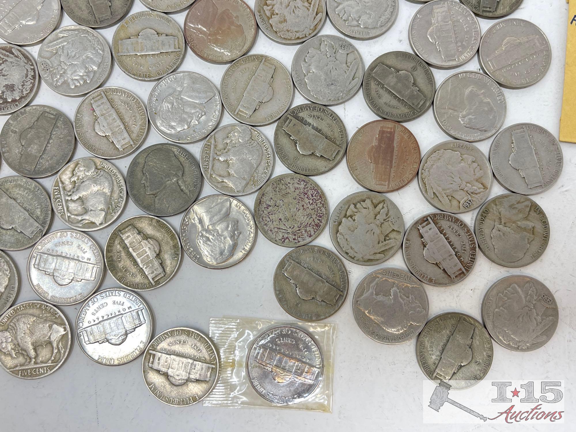 Collection of Over (150) Nickels