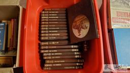 (3) Boxes of Cook Books, The Old West Series, and War History