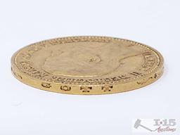 20 Mark Wilhelm II 1899 Gold Coin, 7.9g