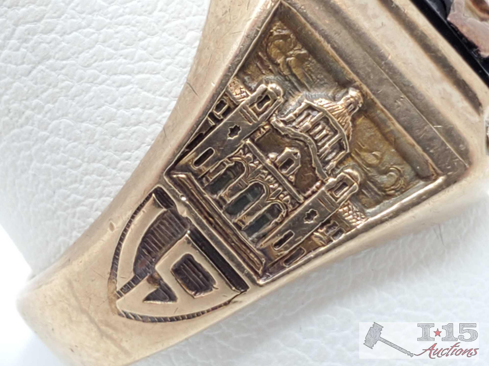 10k Gold 1943 Class Ring, 12.7g