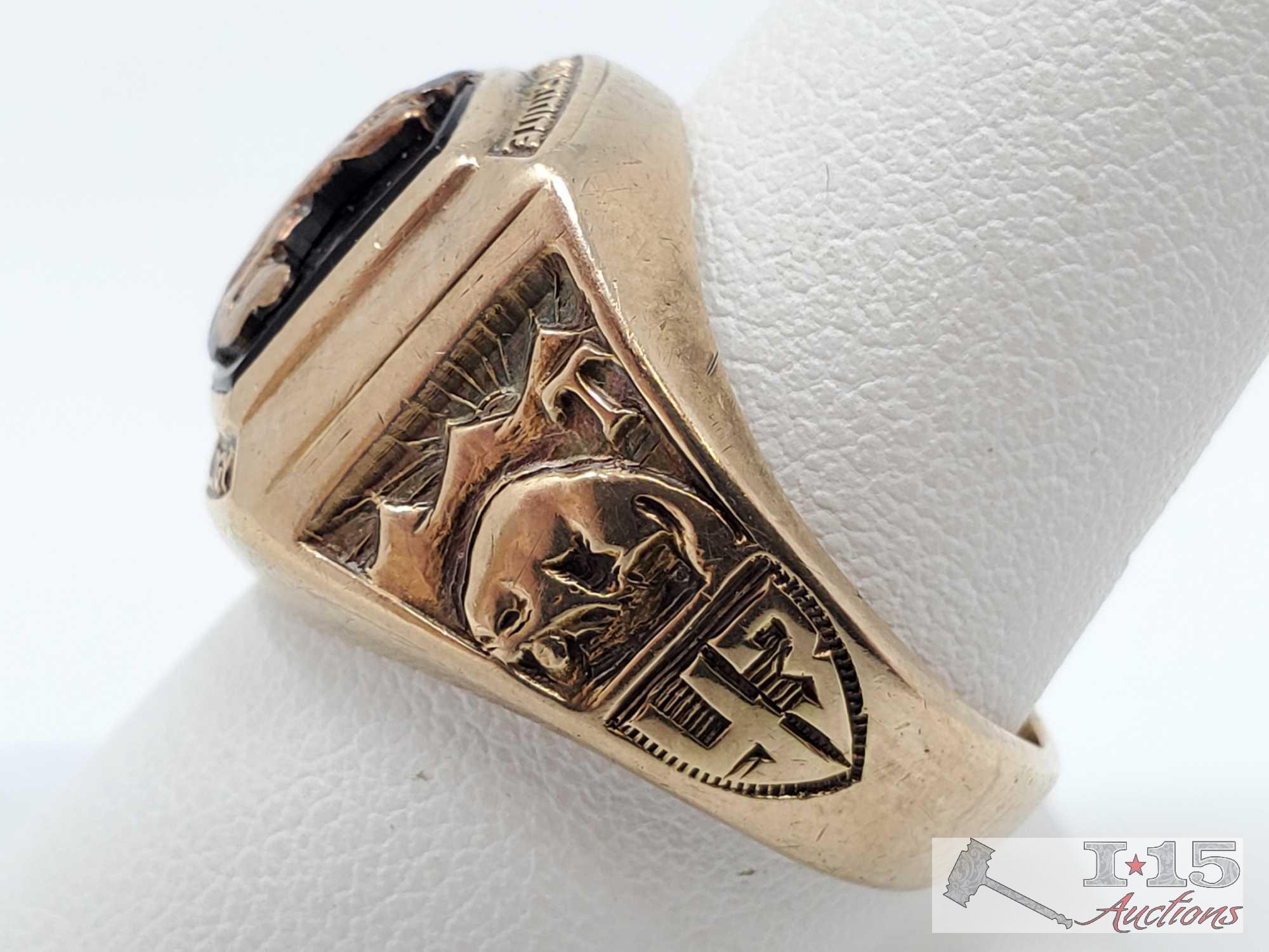 10k Gold 1943 Class Ring, 12.7g