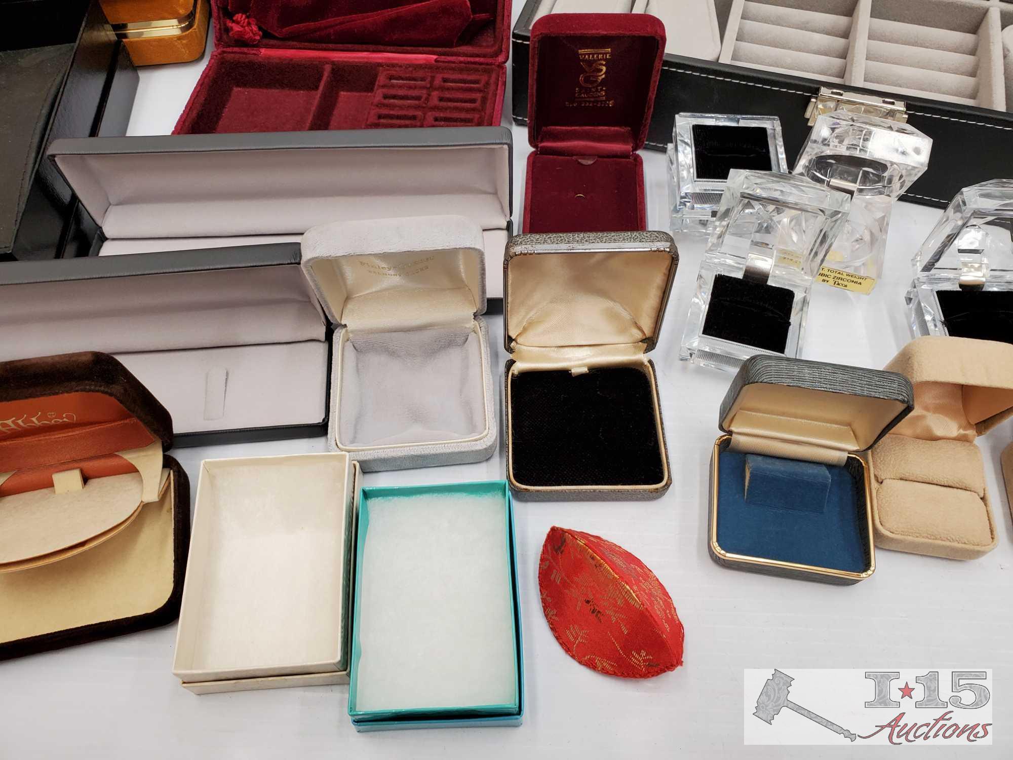 Empty Ring Boxes, Jewelry Boxes, Watch Boxes, and More!