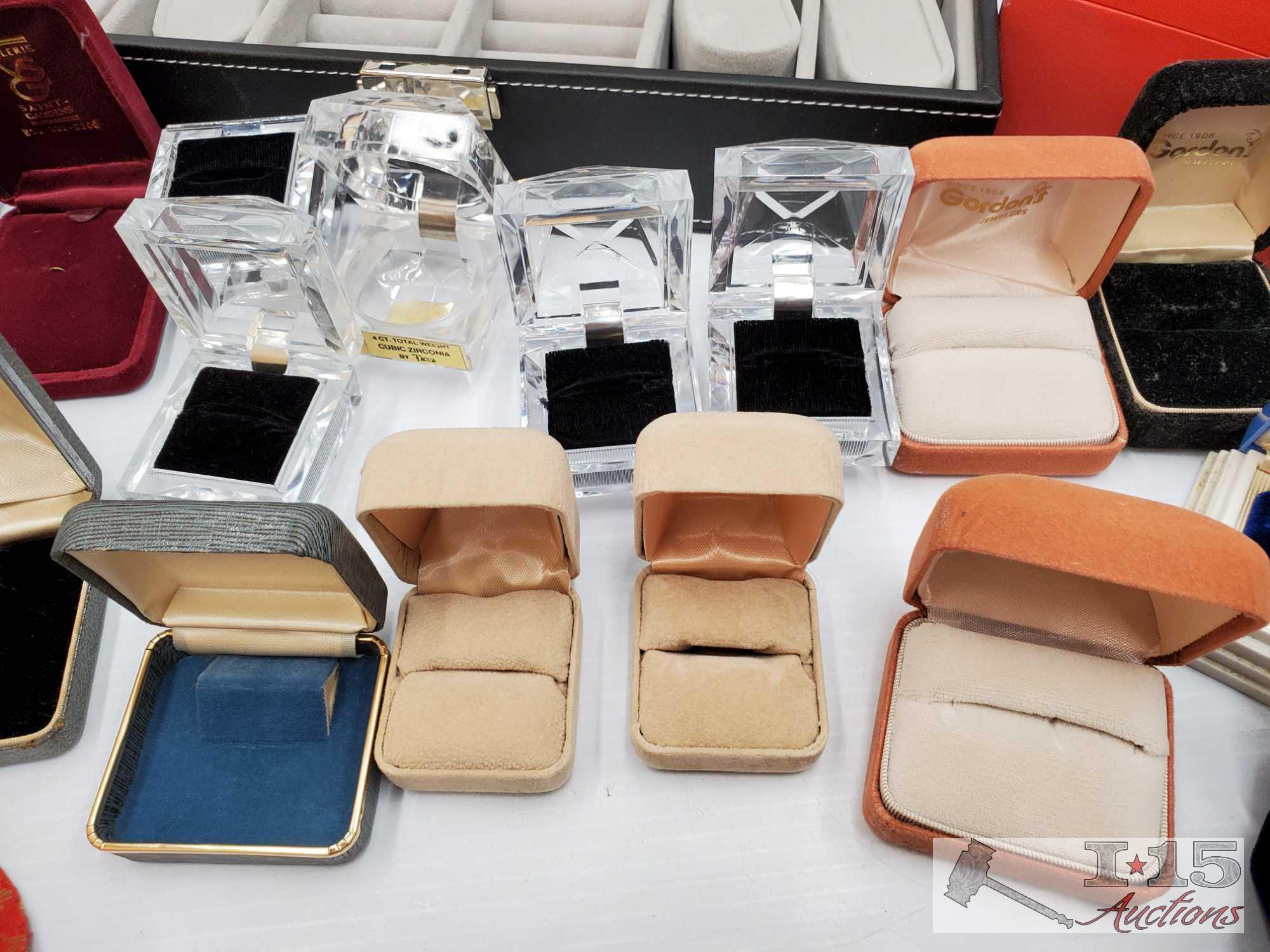 Empty Ring Boxes, Jewelry Boxes, Watch Boxes, and More!