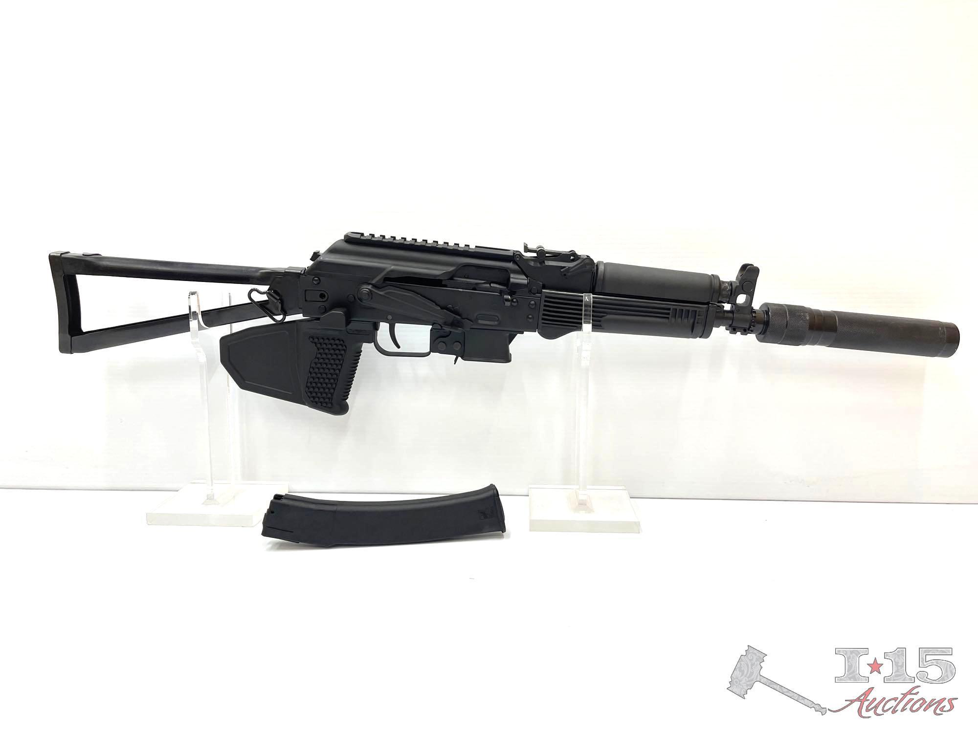 Kalashnikov KR-19 9mm Semi-Auto Rifle w/ Faux Suppressor