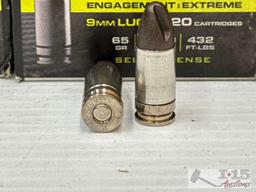 120 Rounds of 9mm Lugar Ammo