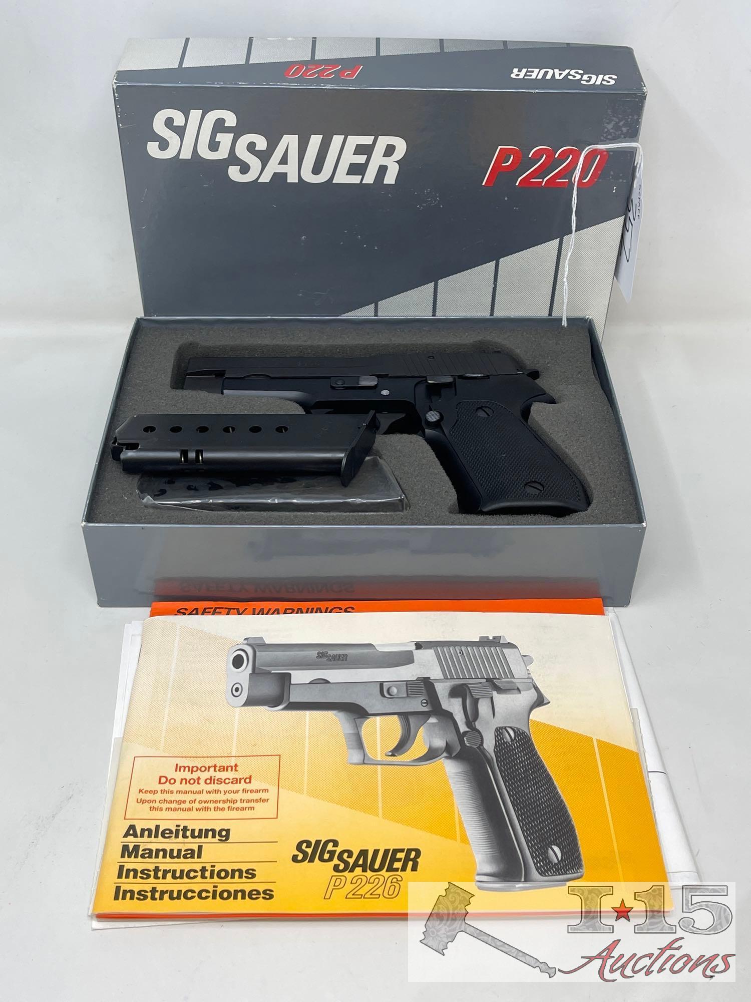 Sig Sauer P220 .45 Auto Semi-Auto Pistol