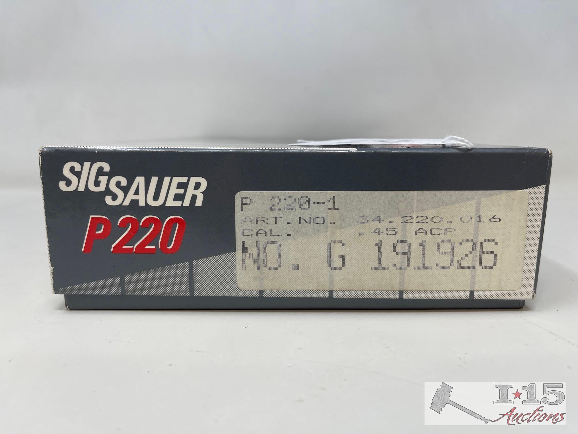 Sig Sauer P220 .45 Auto Semi-Auto Pistol