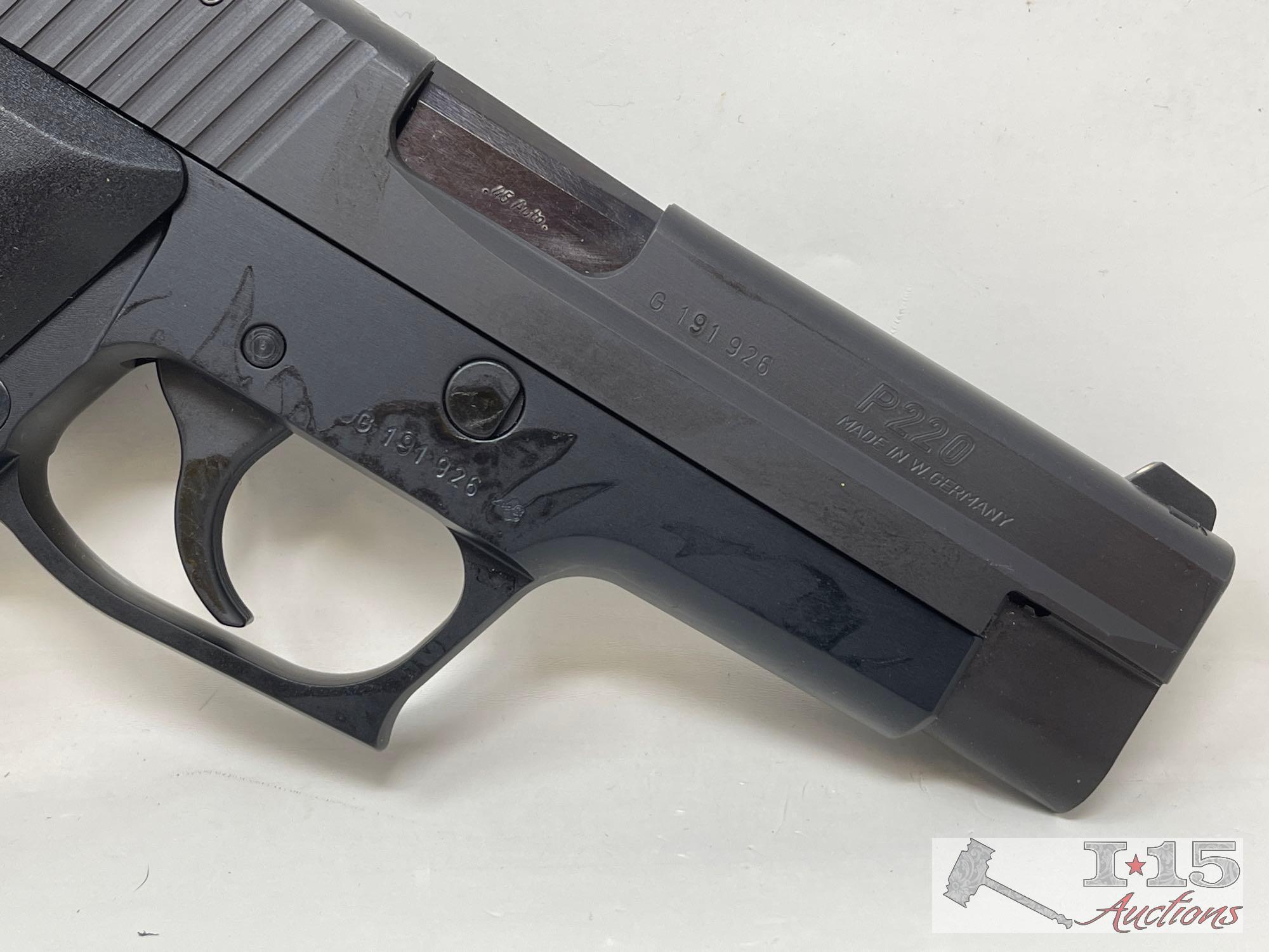 Sig Sauer P220 .45 Auto Semi-Auto Pistol