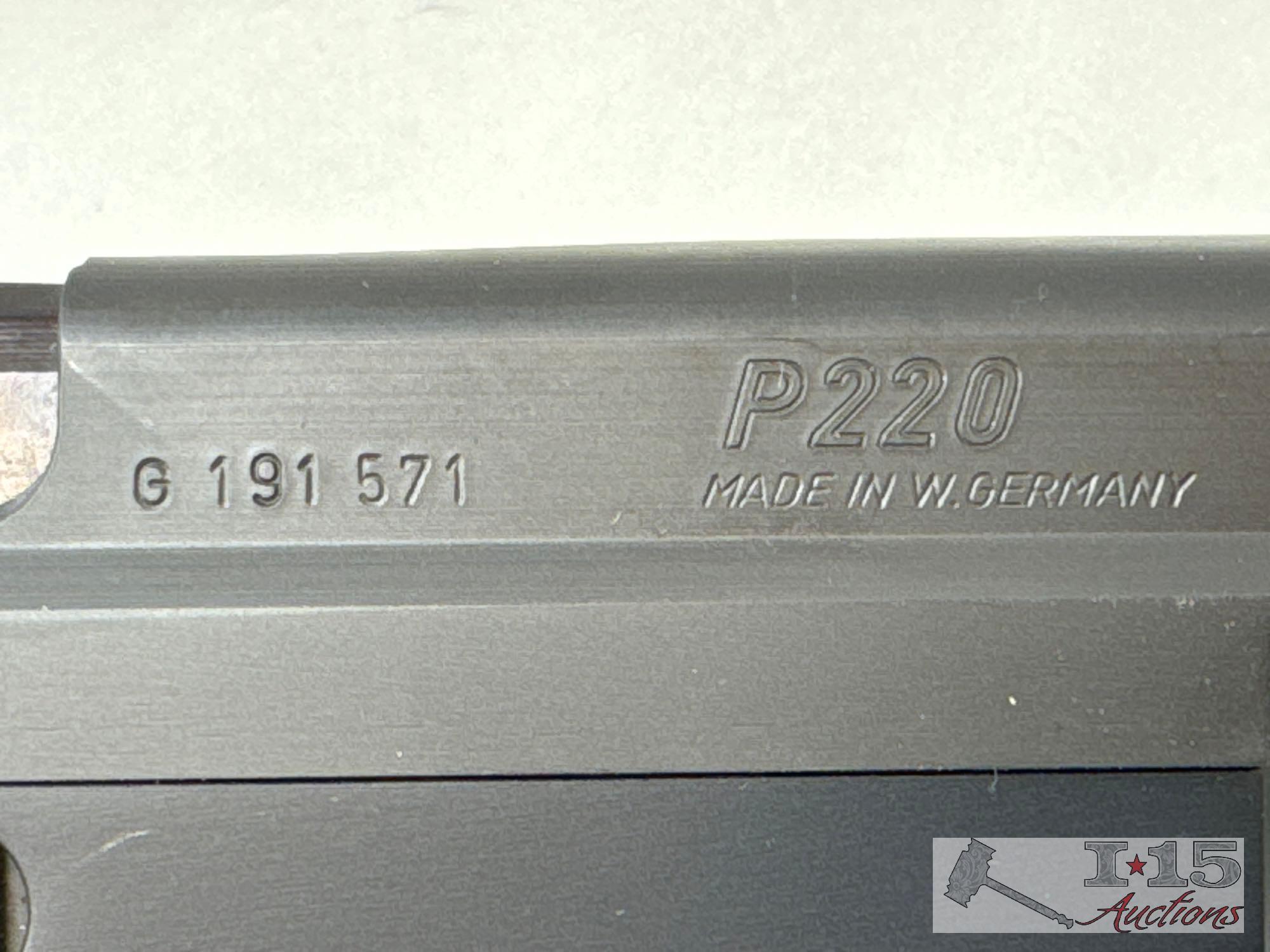 Sig Sauer P2 20 .45 Auto Semi-Auto Pistol