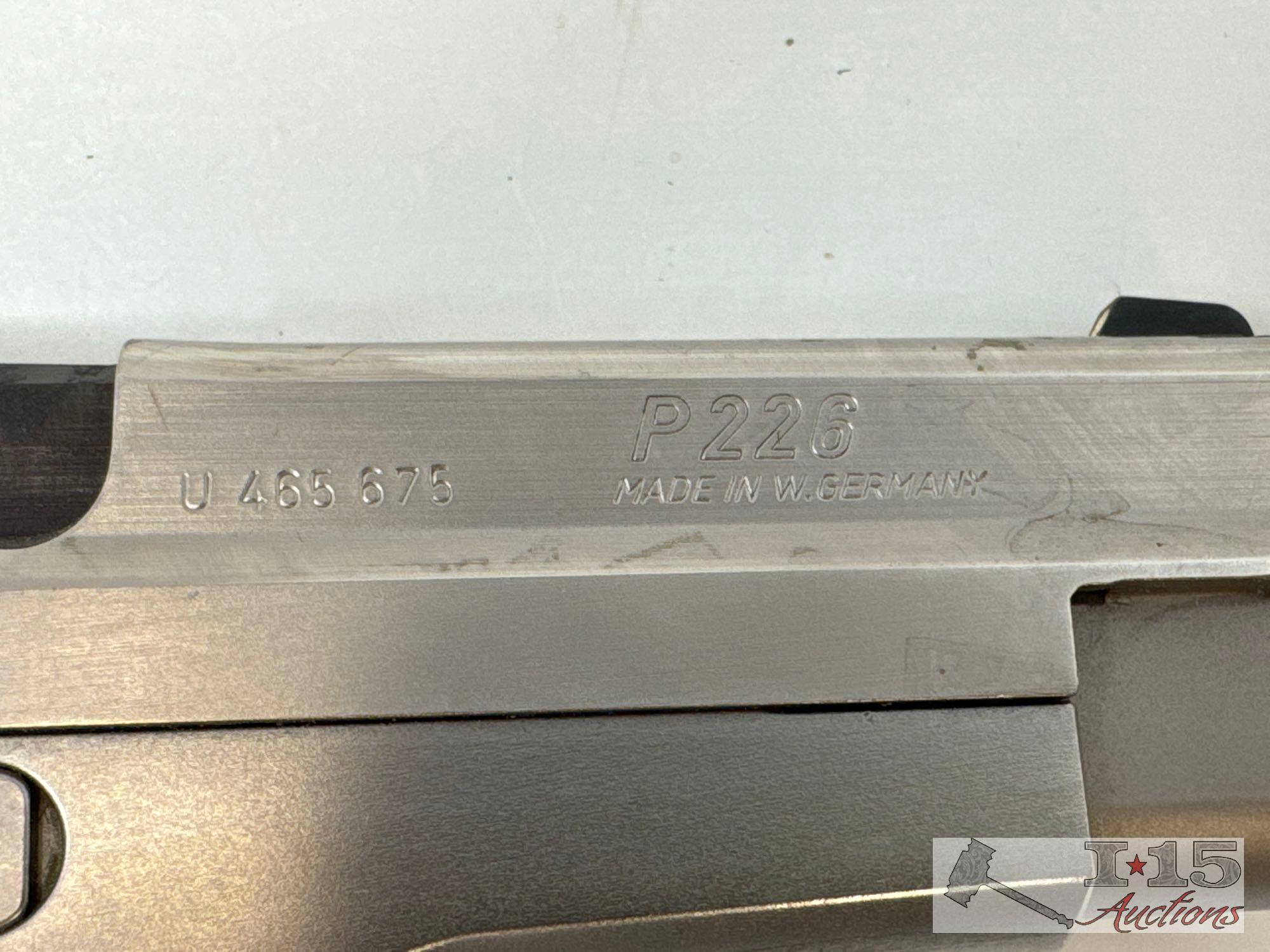 Sig Sauer P226 9mm Semi-Auto Pistol