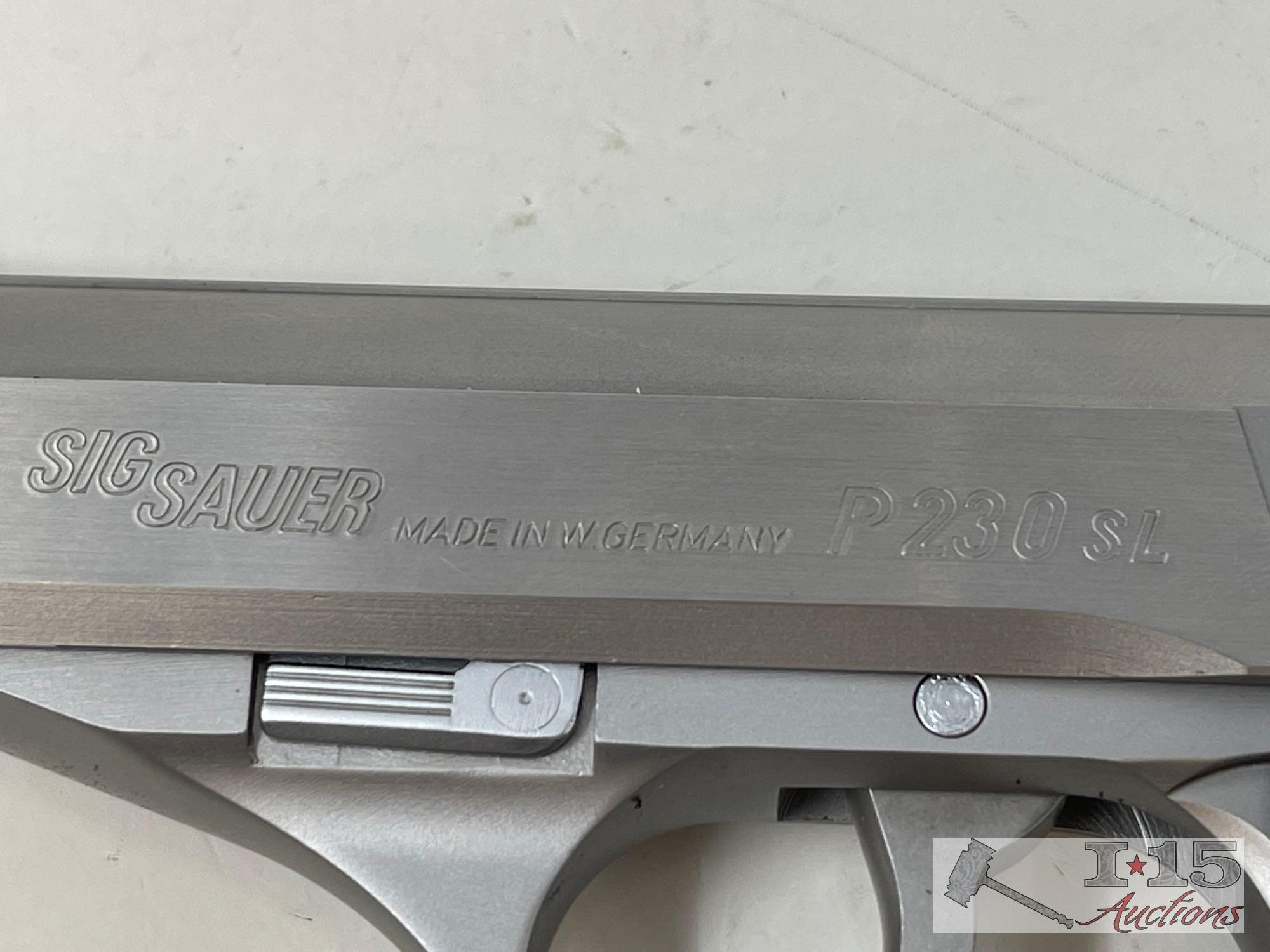 Sig Sauer P230 SL 9mm Semi-Auto Pistol