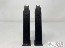 (2) Beretta 92F 9mm 15rd Magazines
