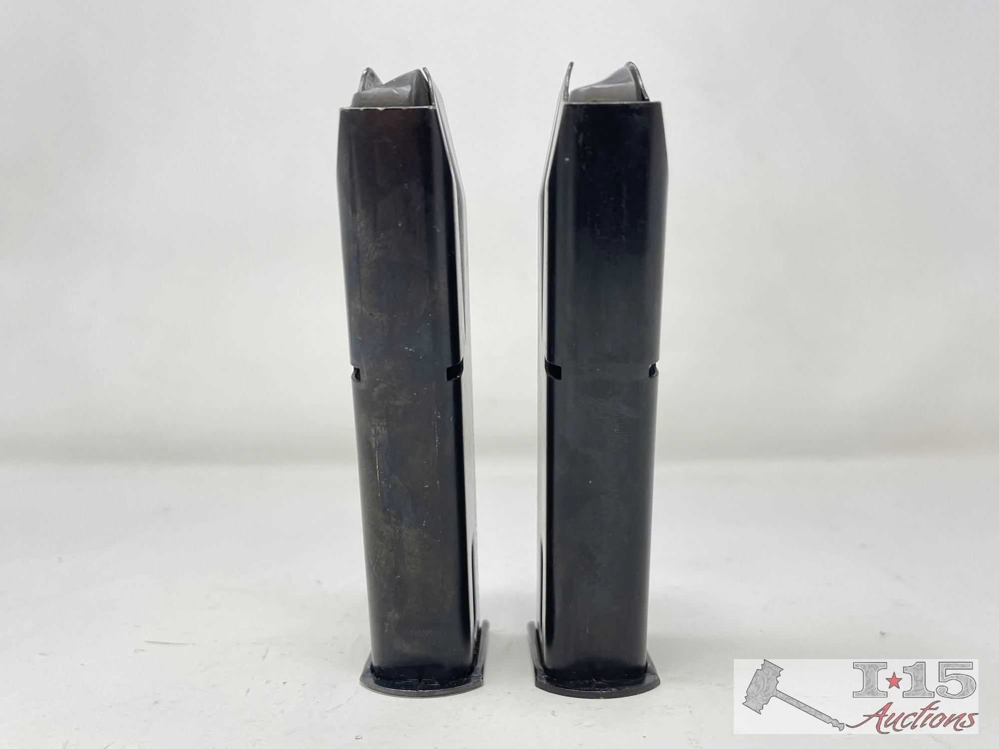 (2) Beretta 92F 9mm 15rd Magazines