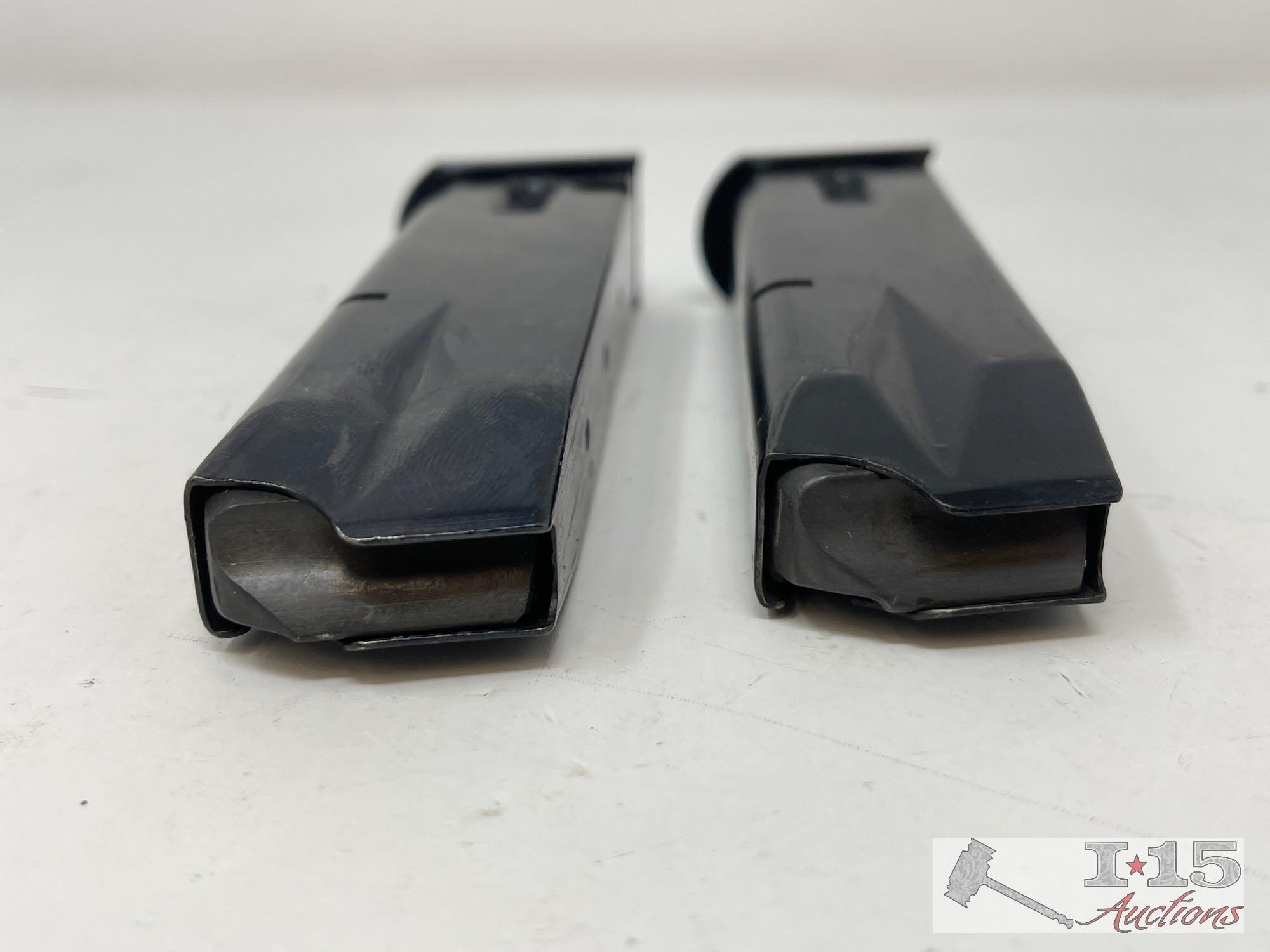 (2) Beretta 92F 9mm 15rd Magazines