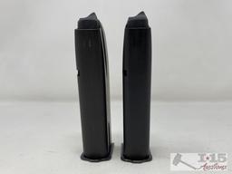(2) Browning High-Power 9mm 13rd Magazines