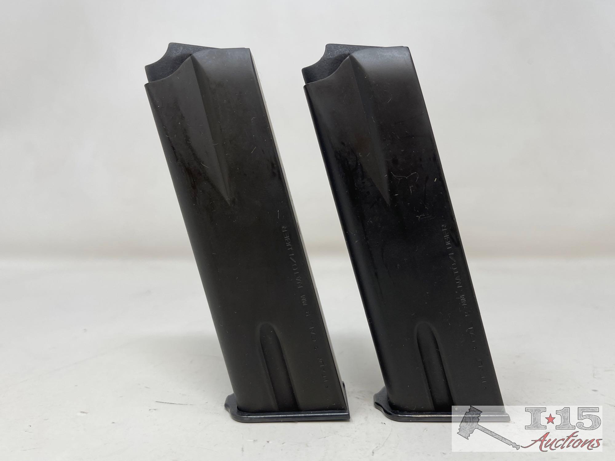 (2) Browning High-Power 9mm 13rd Magazines