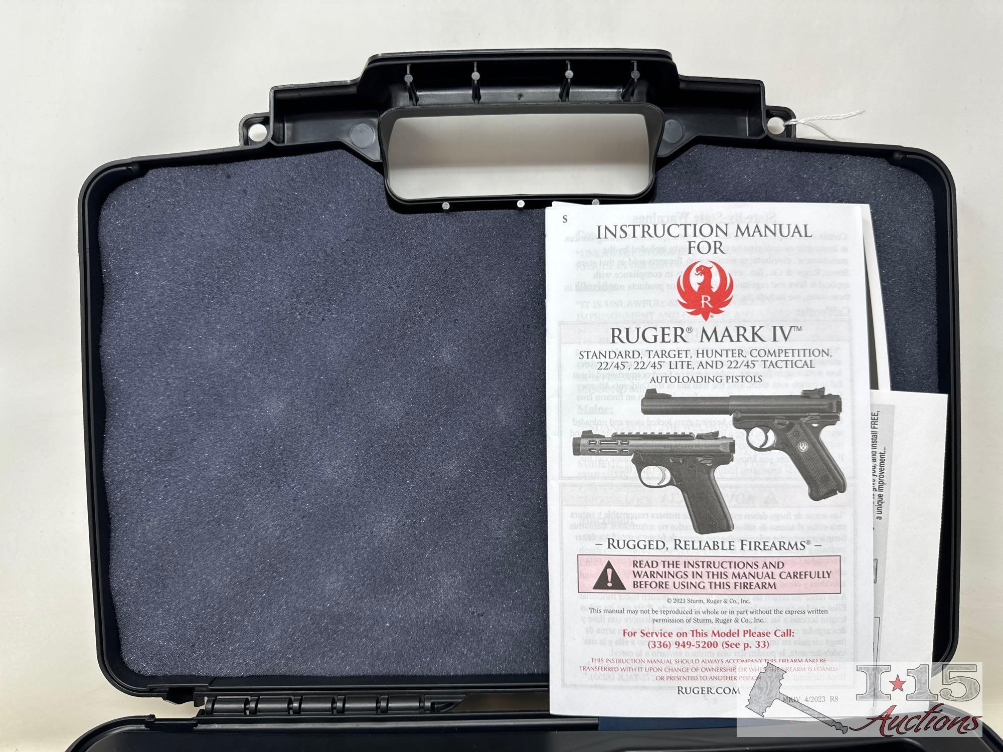 Ruger Mark IV .22Lr Semi-Auto Pistol