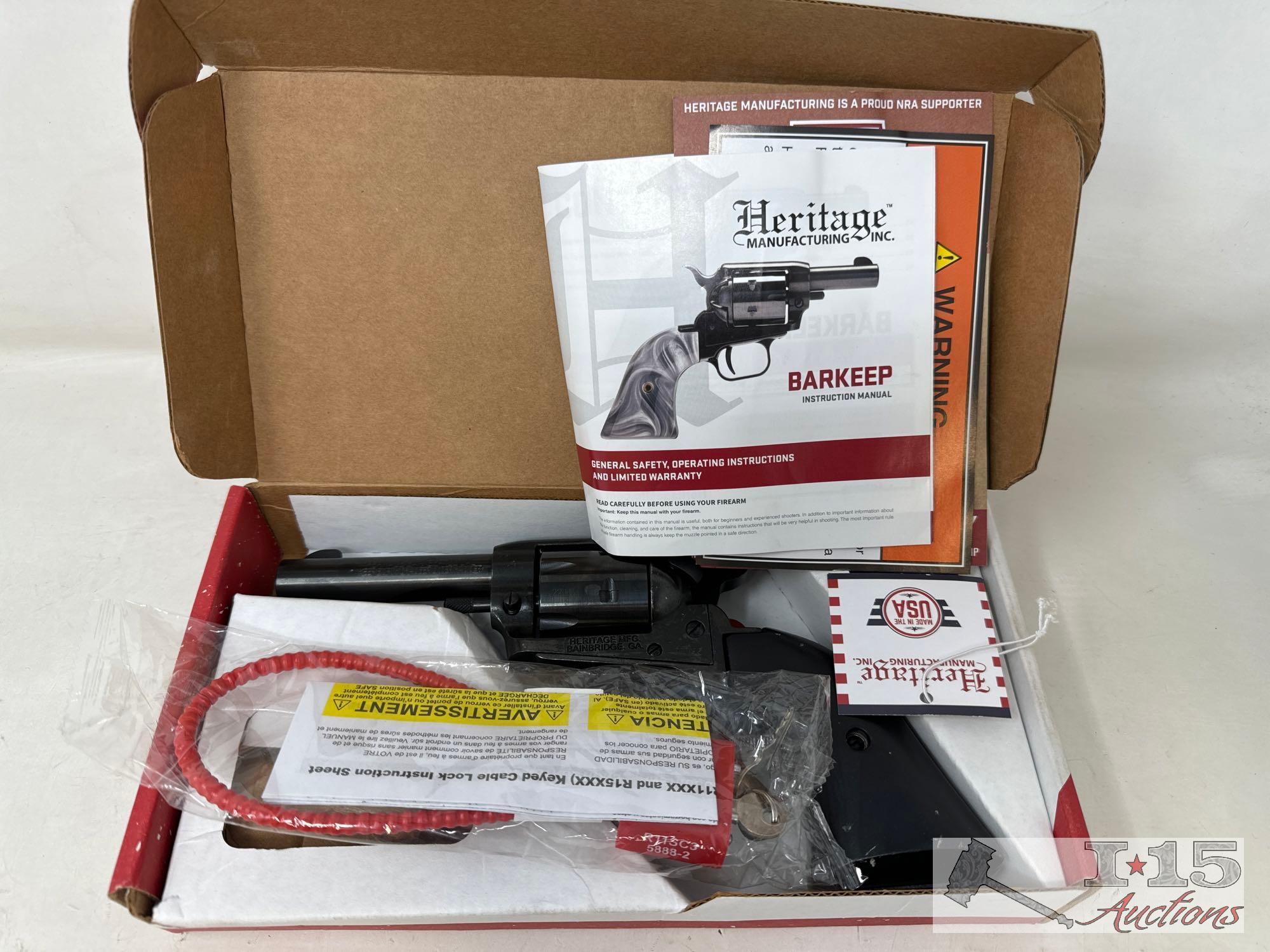 Heritage Barkeeper 22Lr Single Revolver