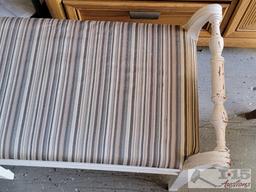 Wooden Cushioned Stool