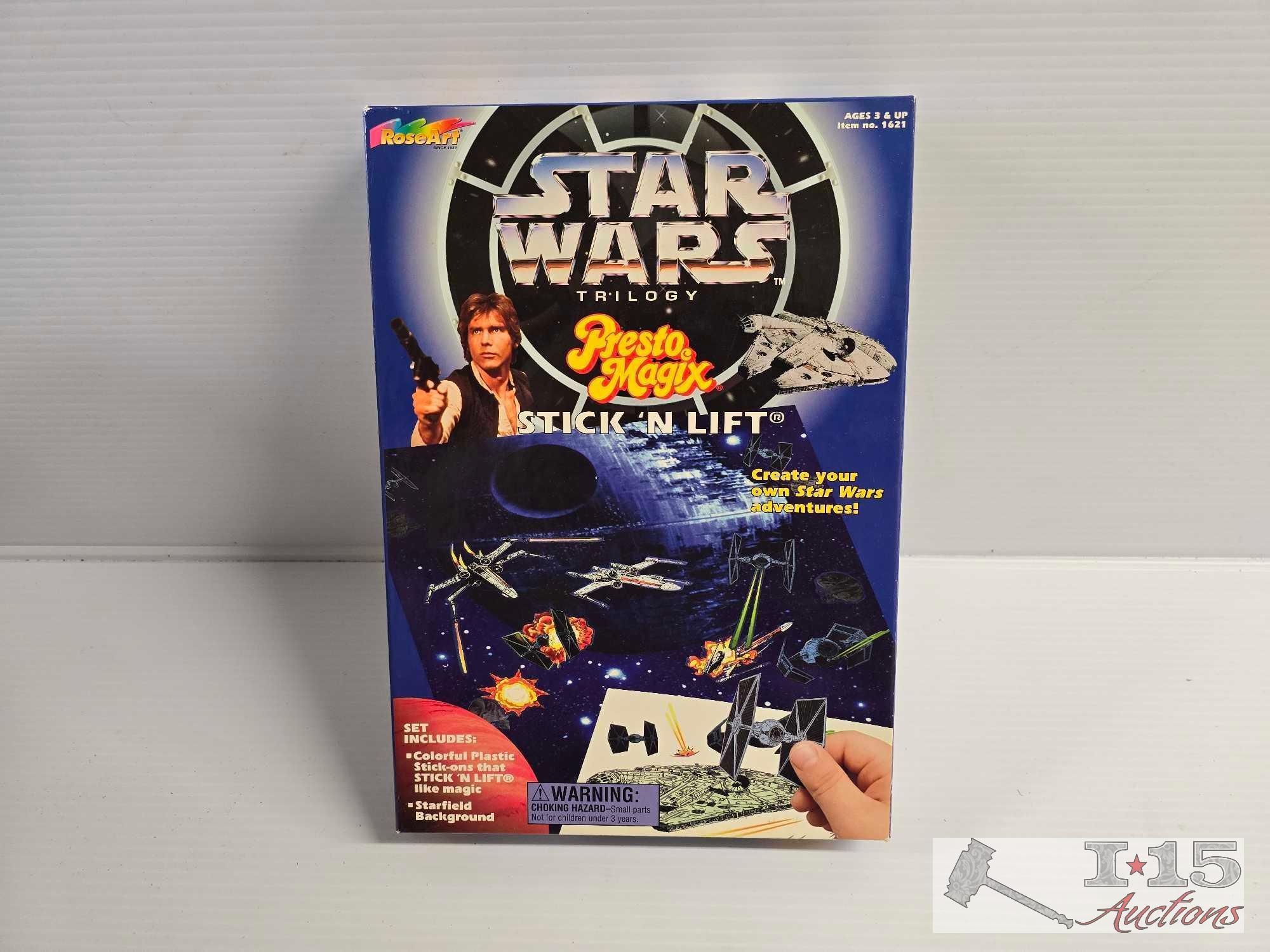 (11) Star Wars Interlocking/Mural Puzzle/Stick N Lift