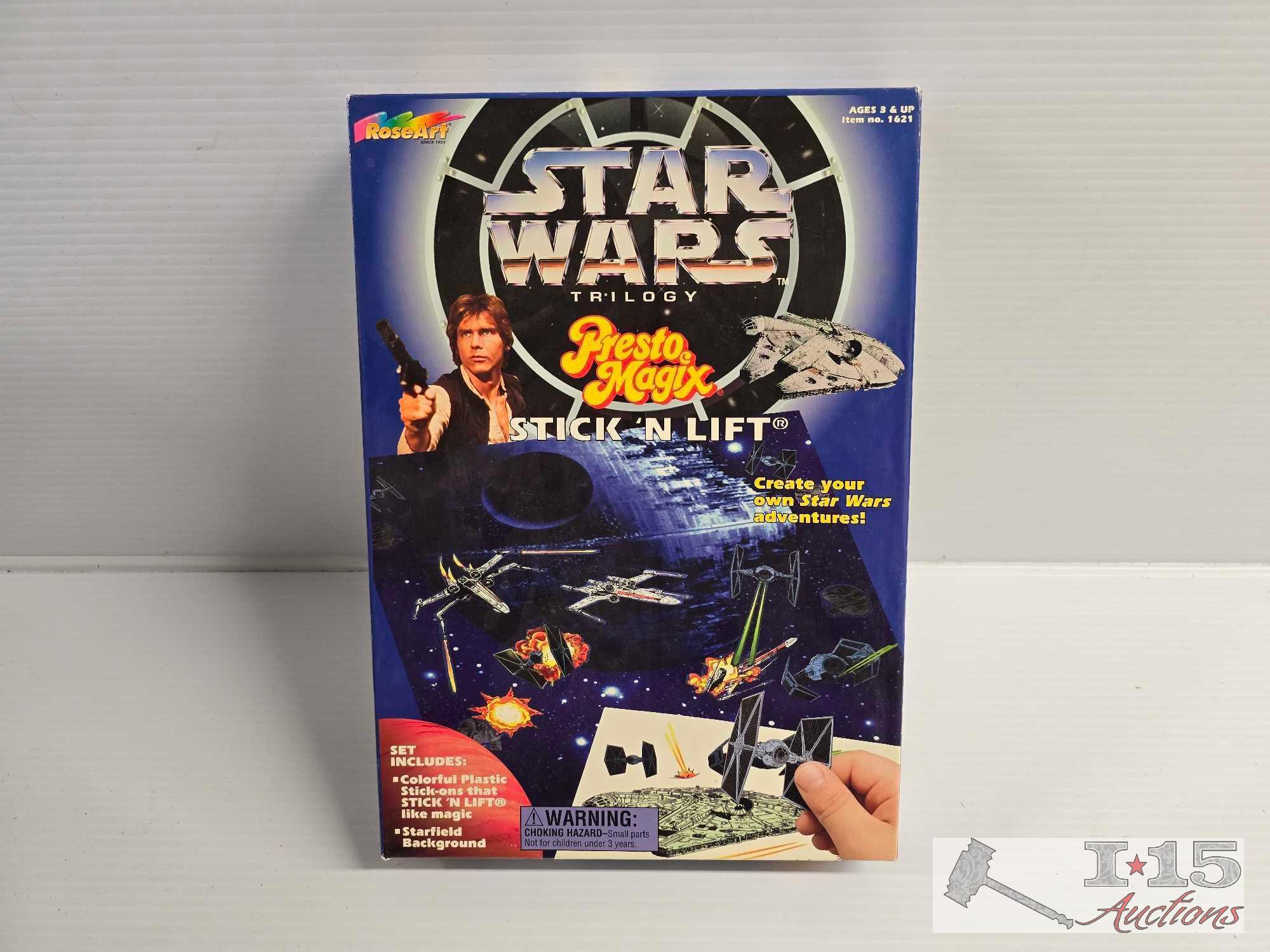 (11) Star Wars Interlocking/Mural Puzzle/Stick N Lift