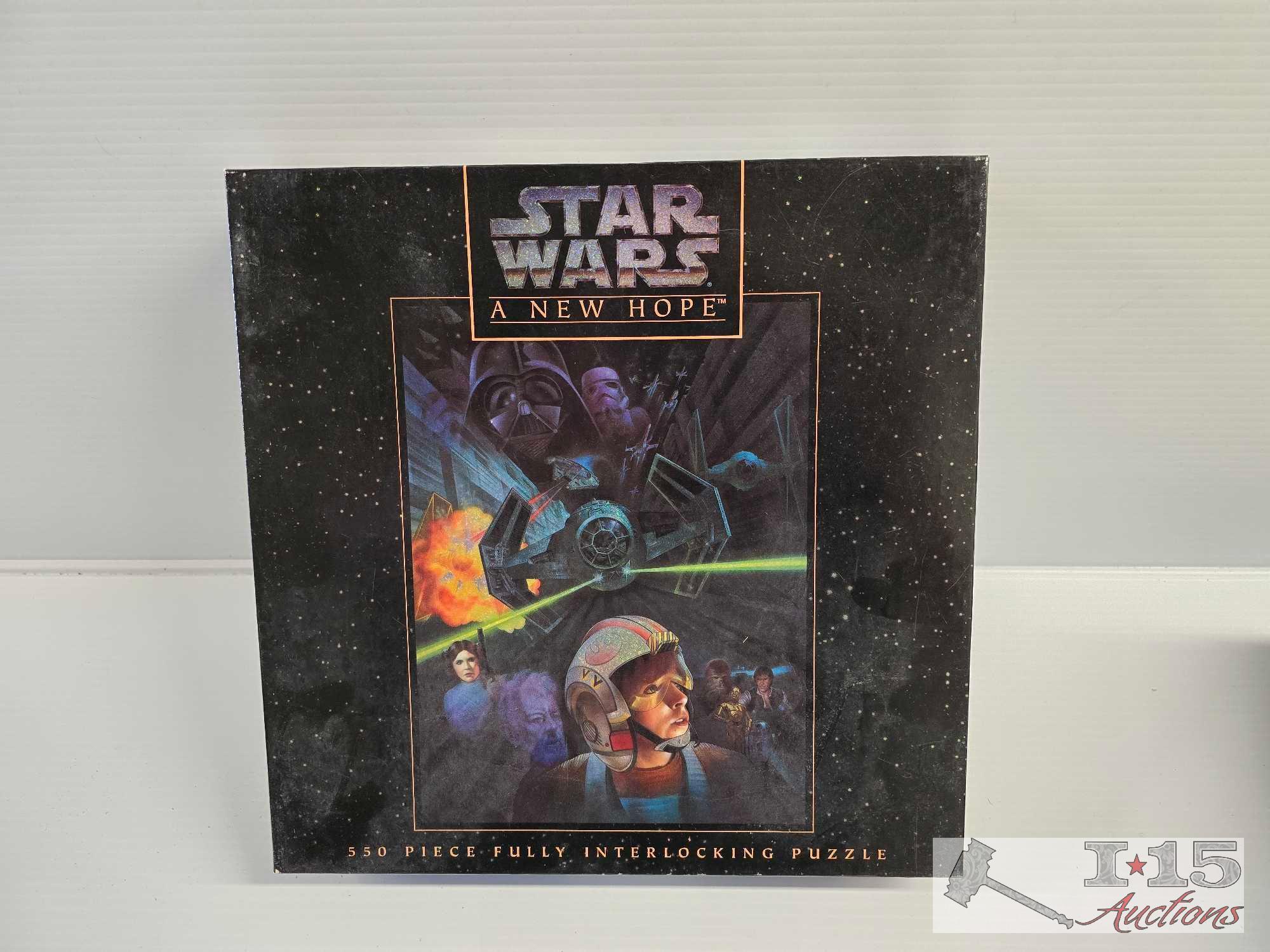 (11) Star Wars Interlocking/Mural Puzzle/Stick N Lift