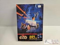 (11) Star Wars Interlocking/Mural Puzzle/Stick N Lift